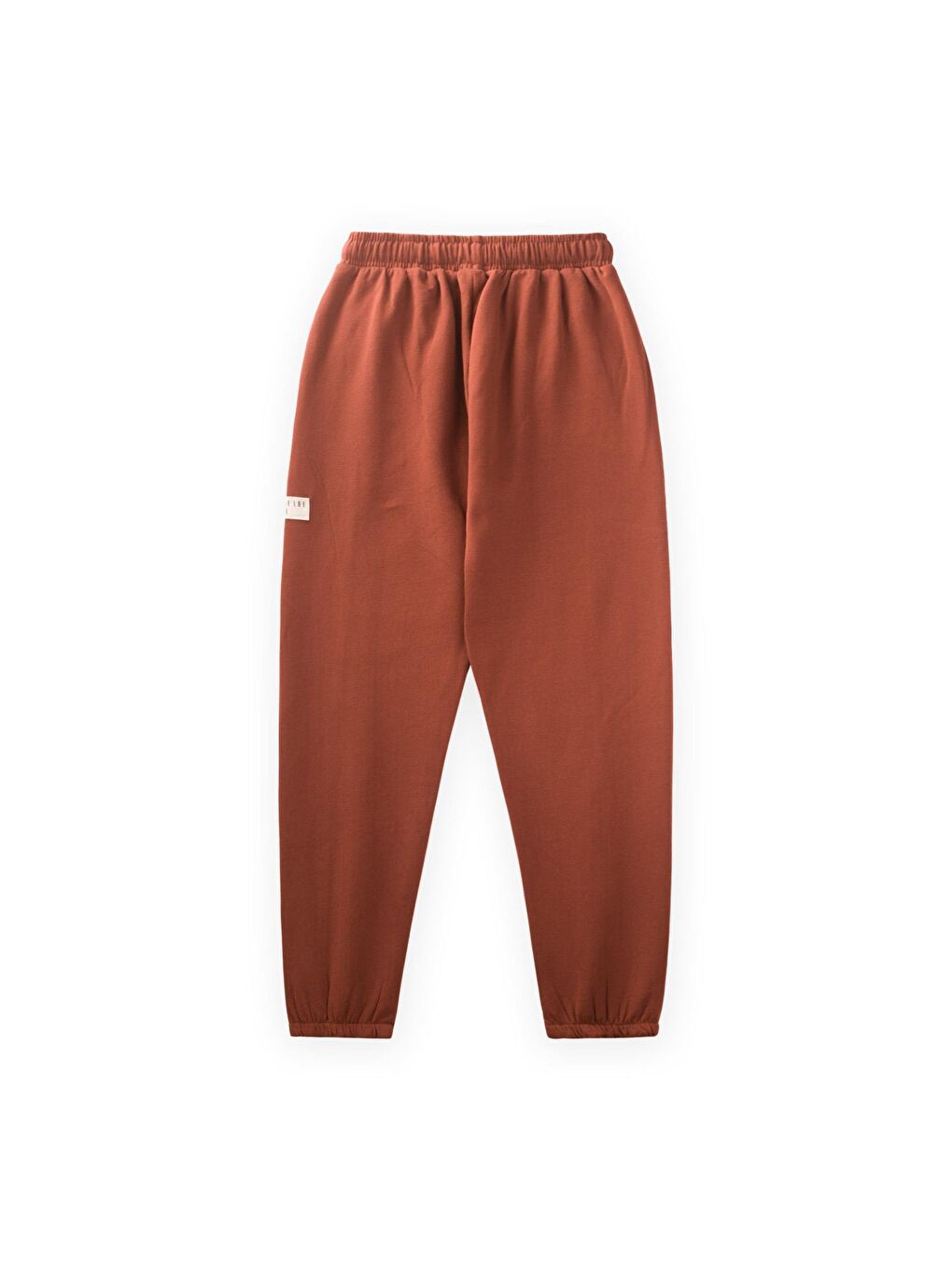 Kahverengi Paçalı Eşofman 8-12 Yaş Kiremit-1