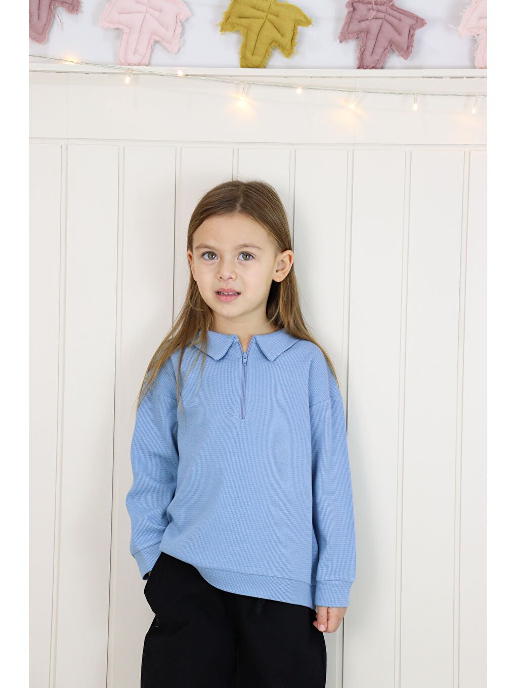 Mavi Waffle Theme Sweatshırt-4