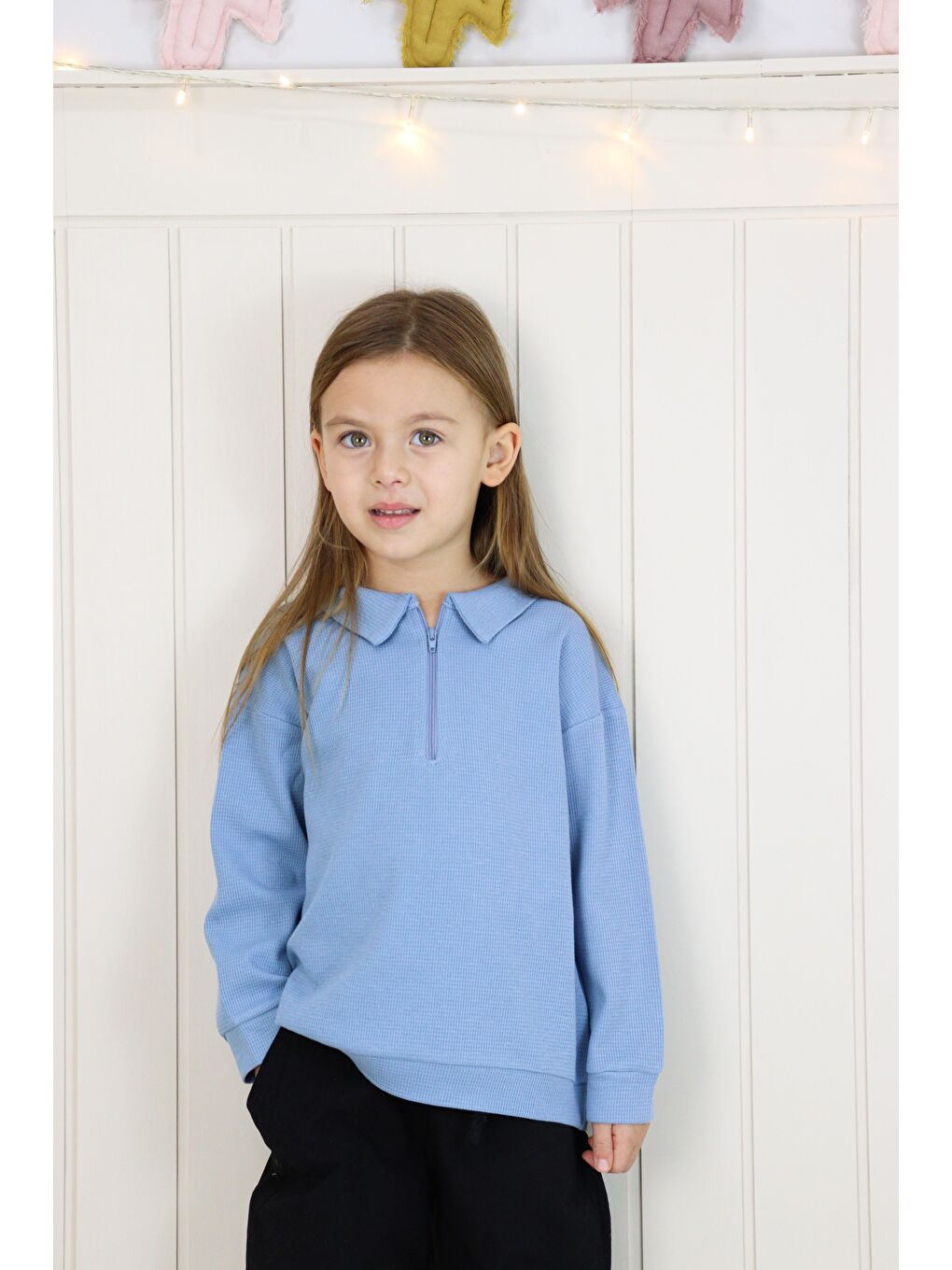 Mavi Waffle Theme Sweatshırt-6