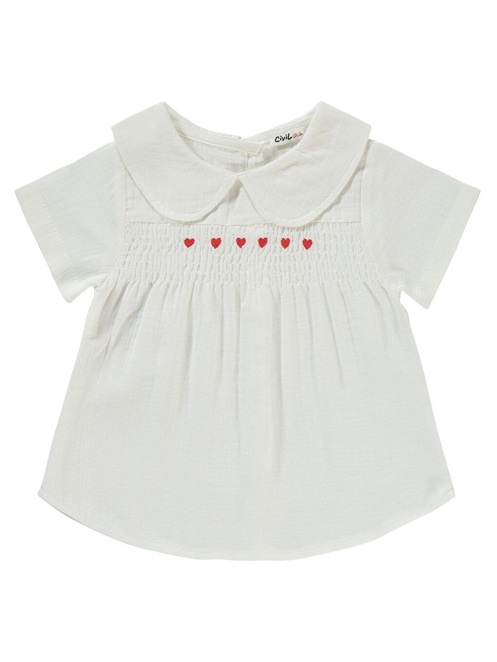 Girls Kalp Nakışlı 2-5 Yaş Takım - Kırmızı 2-3 Yaş-1