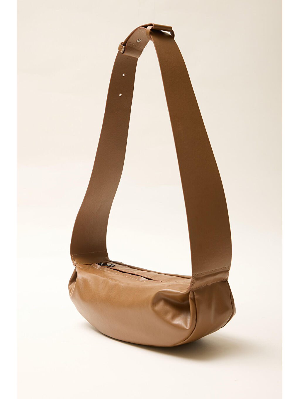 Kahverengi Medium City Bag Camel-4