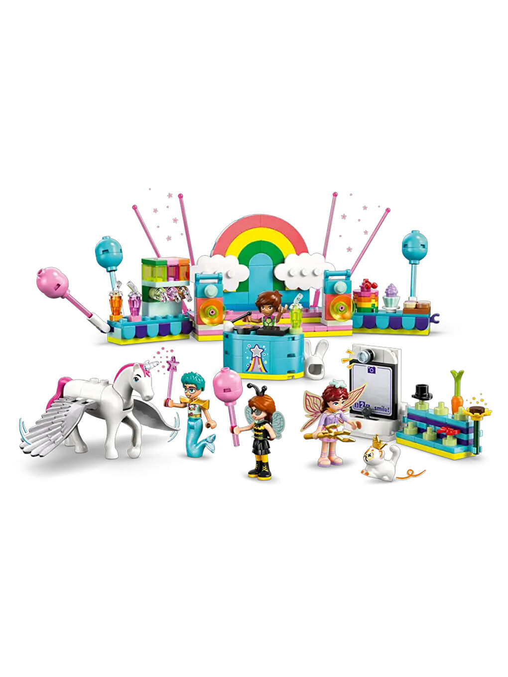 Friends Tek Boynuzlu At ve Peri ile Kostüm Partisi 42661-3