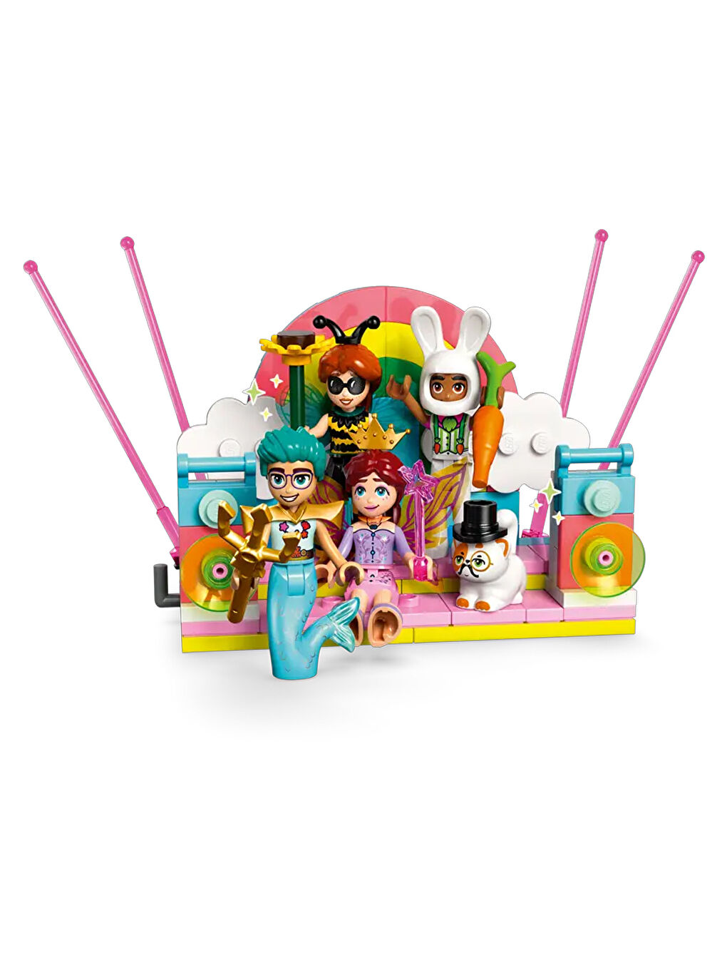 Friends Tek Boynuzlu At ve Peri ile Kostüm Partisi 42661-5