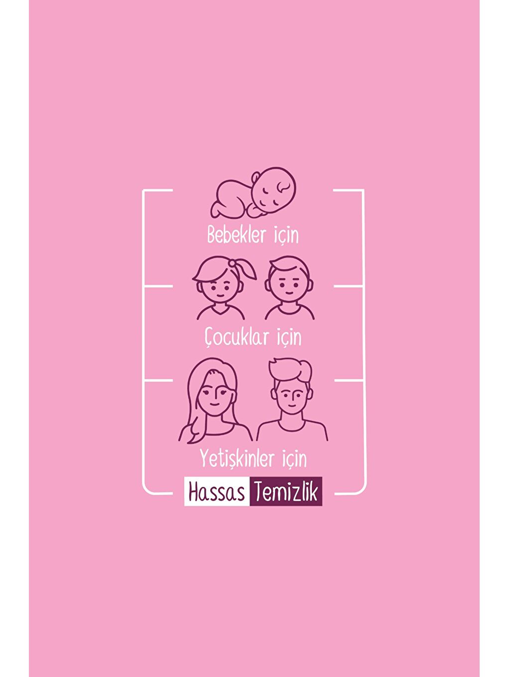 Floral Kişisel Bakım Havlusu Çanta Boy 24x25 (600 Yaprak)-4