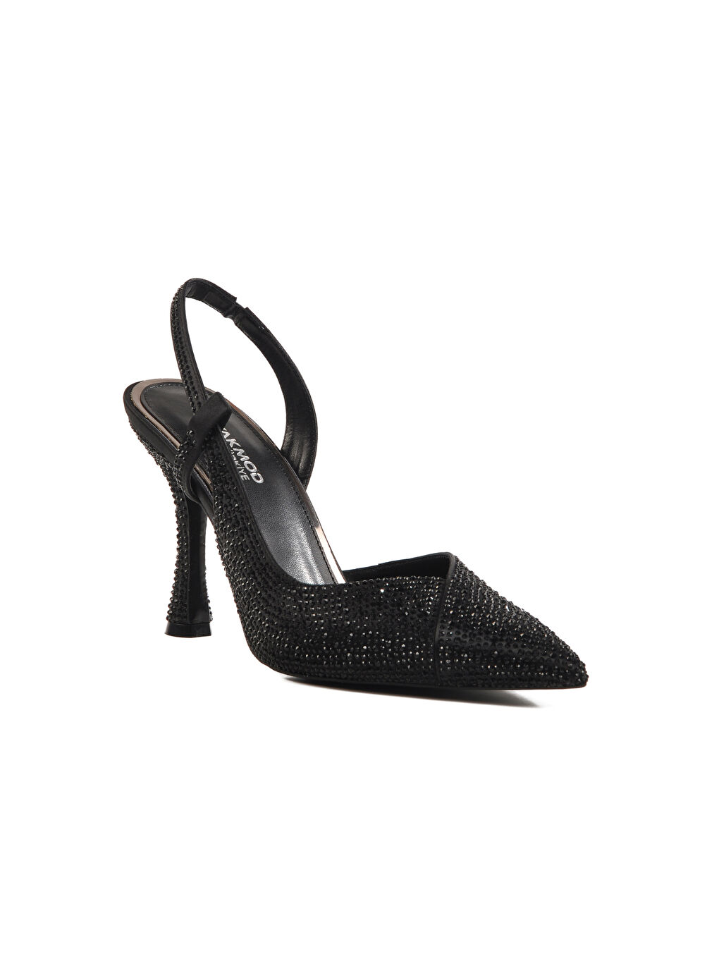 Siyah İnce Topuklu Kadın Abiye Ayakkabı 658227 Z-2