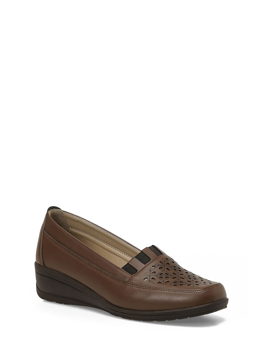 Kahverengi 166088.Z6FX Taba Kadın Dolgu Ayakkabı-1