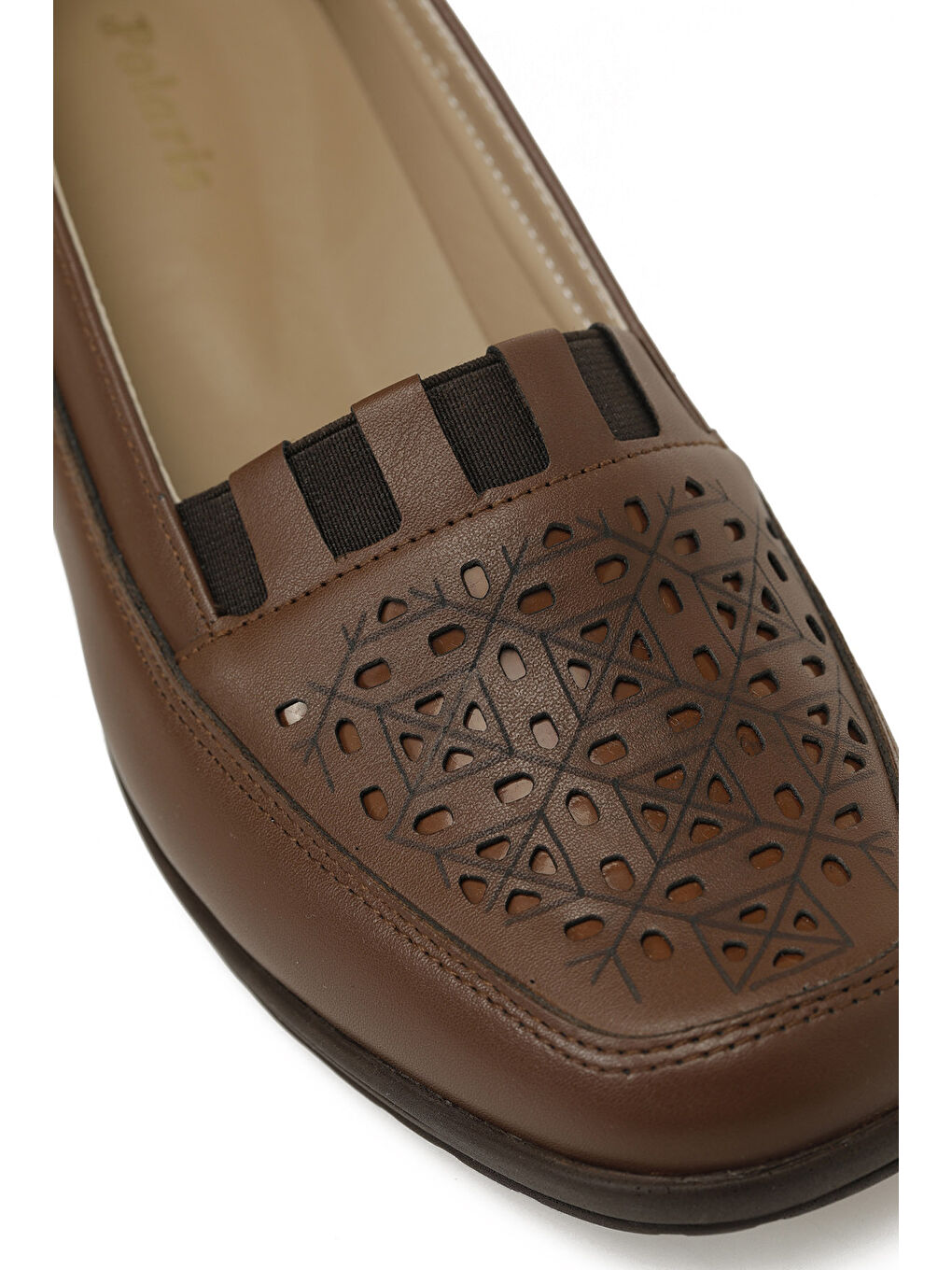 Kahverengi 166088.Z6FX Taba Kadın Dolgu Ayakkabı-6