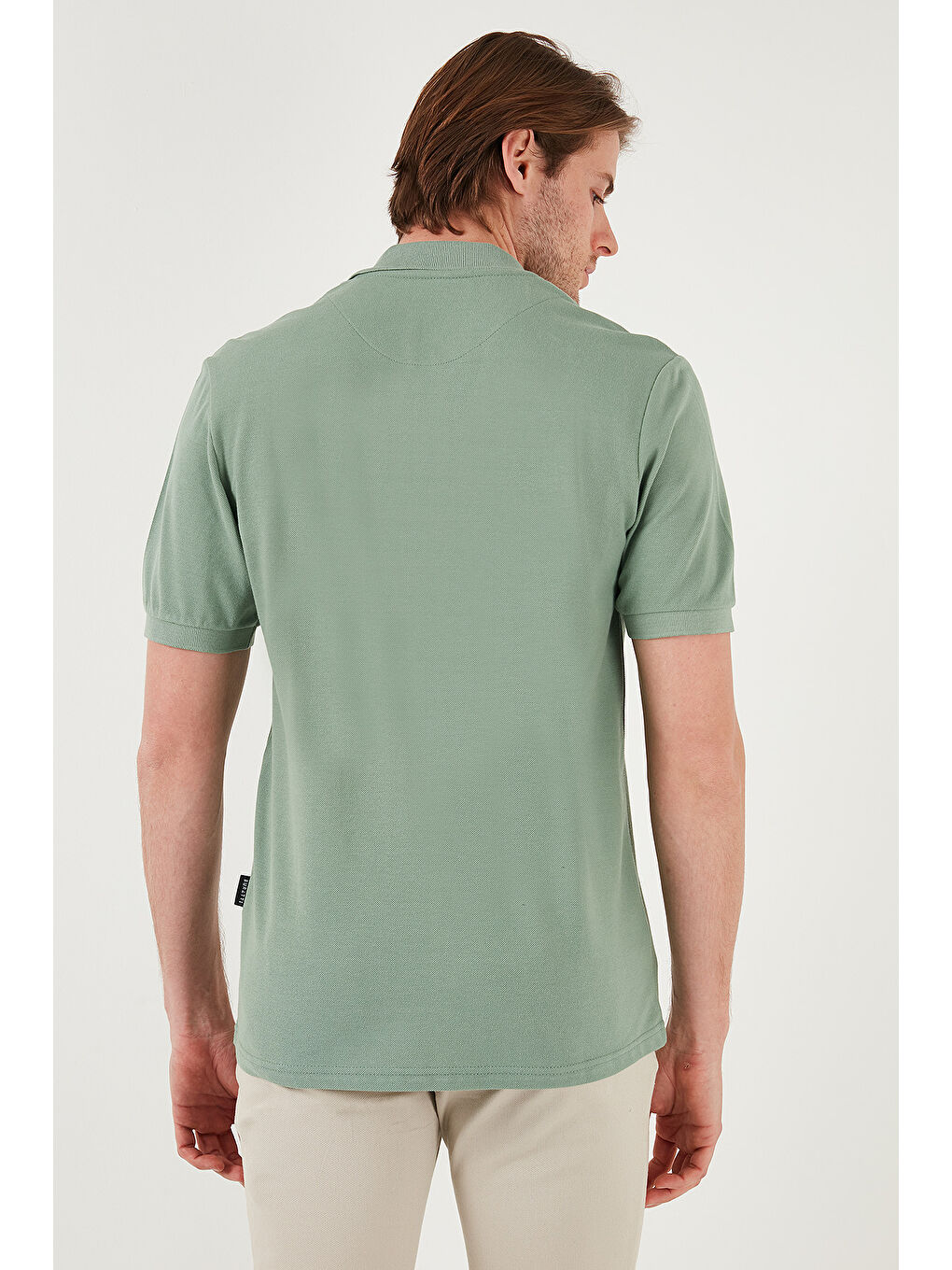 Gri Pamuklu Regular Fit Düğmeli Polo Yaka 3'lü Paket %100 Pamuk Tişört 5902127S3-4