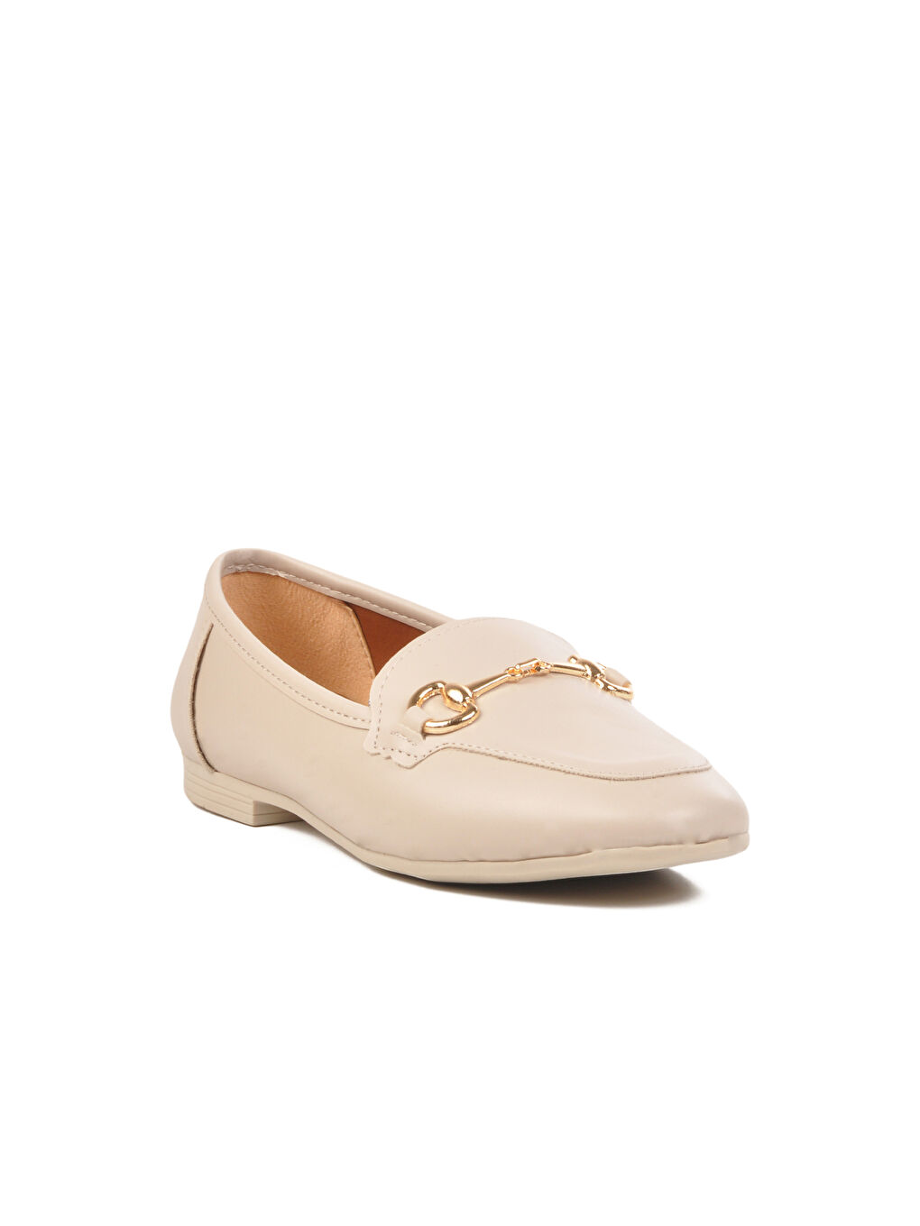 Ekru Krem İnce Taban Hafif Kadın Babet B-22 Z-2