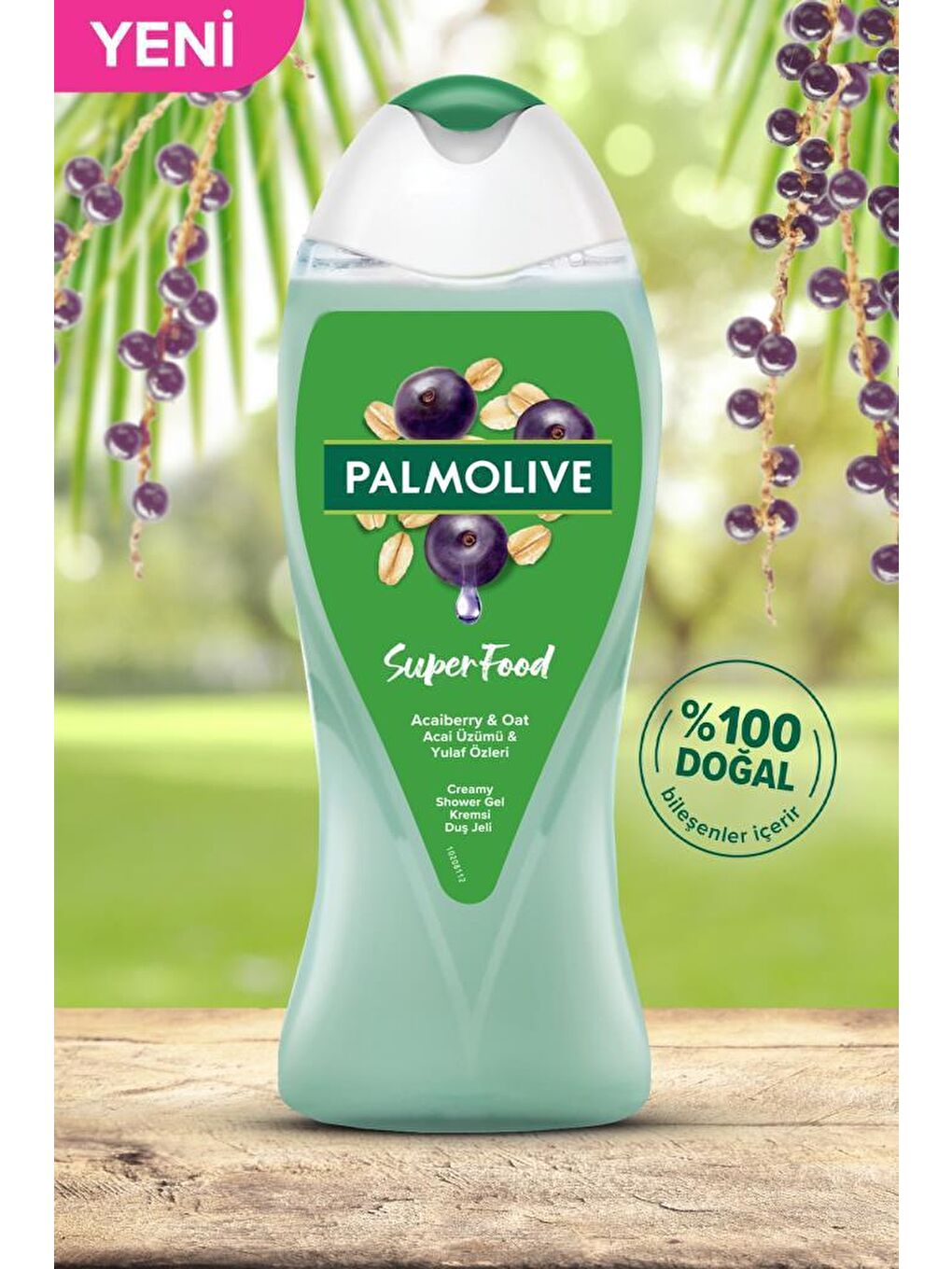 Palmolive Yeşil Super Food Greyfurt Suyu & Zencefil Özü ve Super Food Acai Üzümü & Yulaf Özleri 500 ml - 1