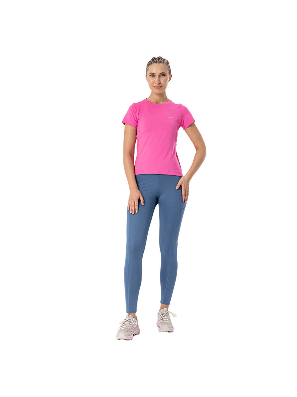 Ledge 7 Kadın Mavi Koşu Taytı-1
