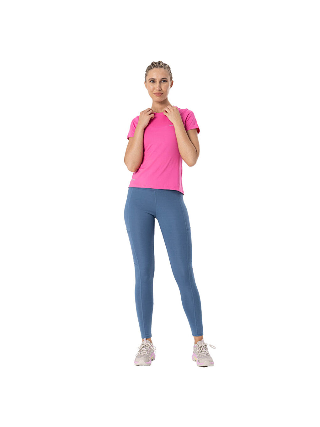 Ledge 7 Kadın Mavi Koşu Taytı-3