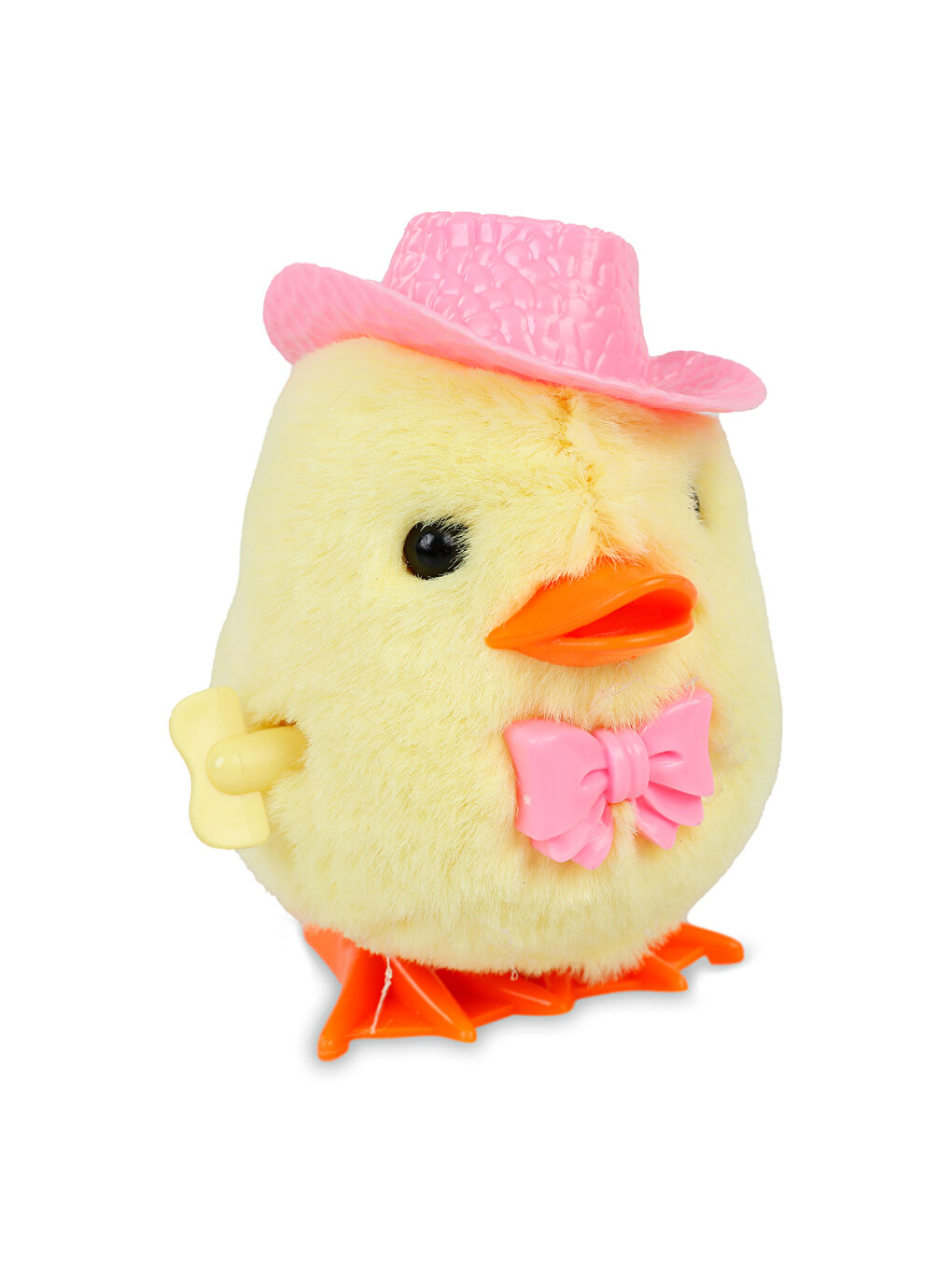 Şapkalı Civciv Kurmalı Oyuncak Sarı