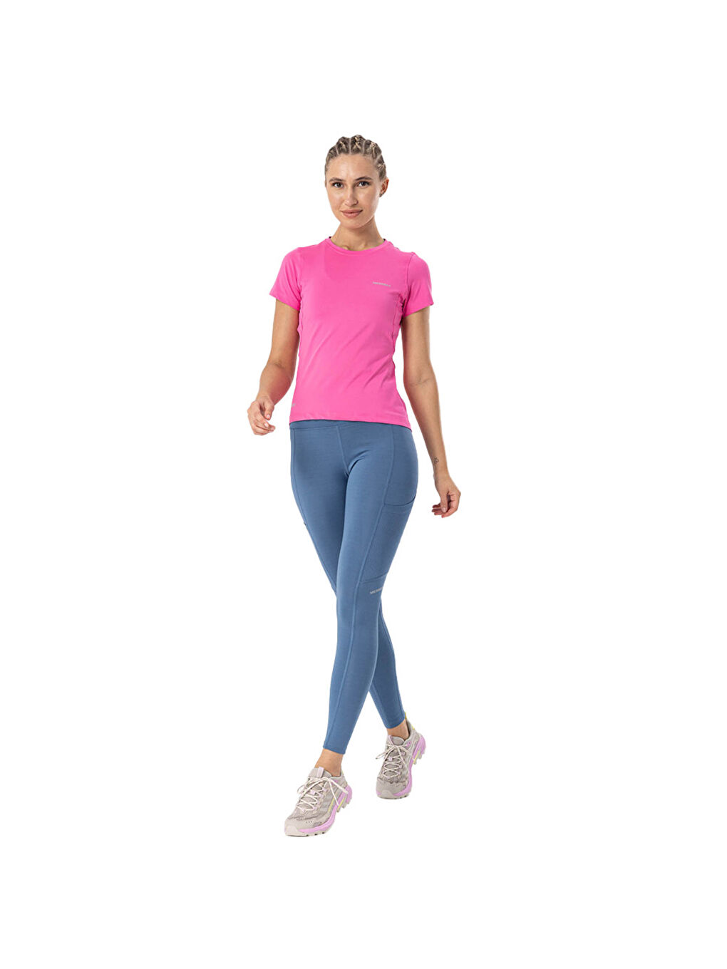 Ledge 7 Kadın Mavi Koşu Taytı-5