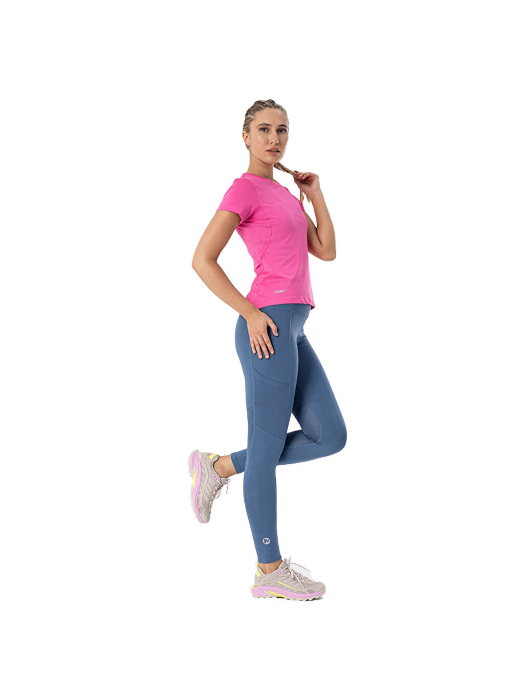 Ledge 7 Kadın Mavi Koşu Taytı-6