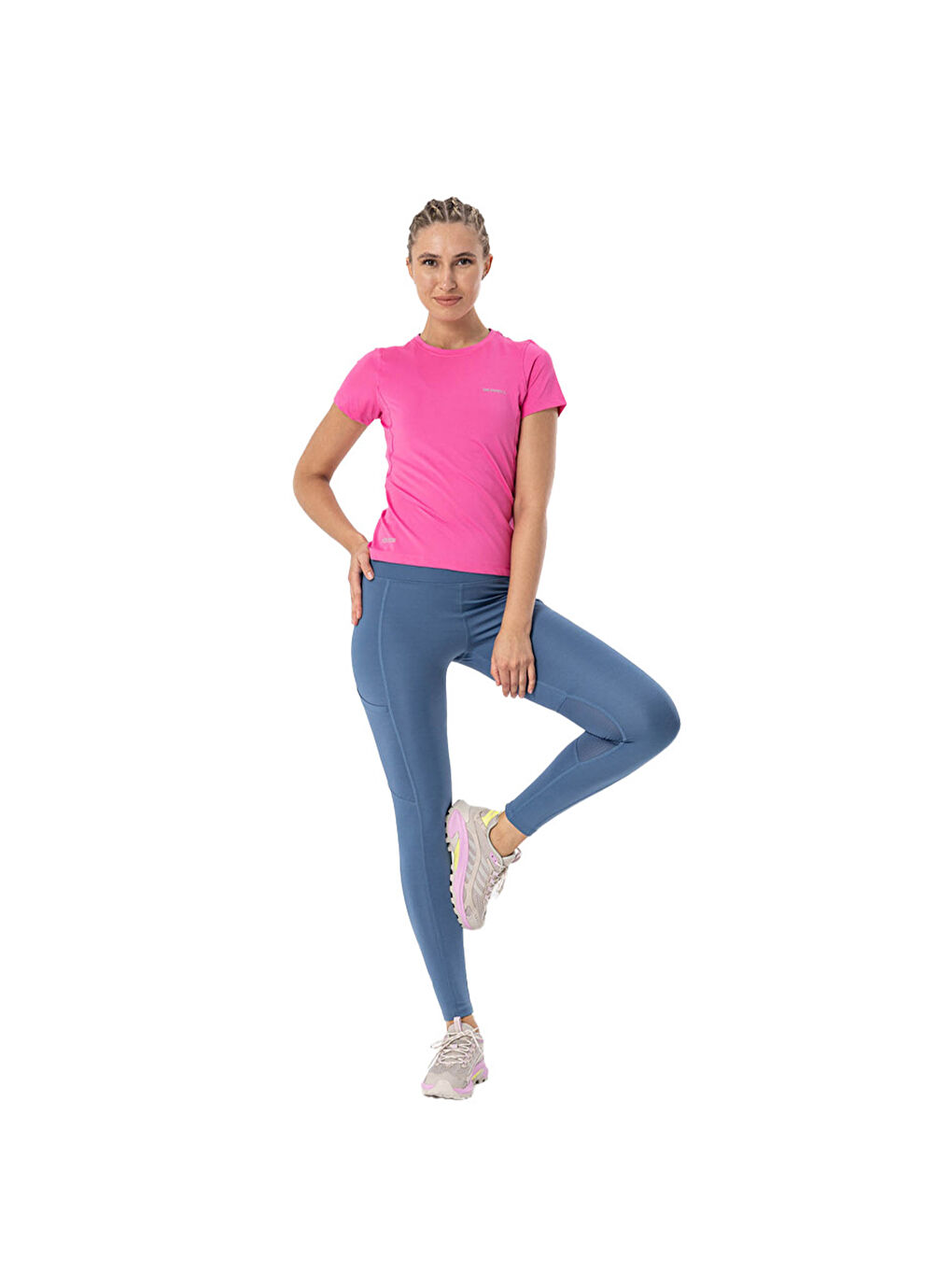 Ledge 7 Kadın Mavi Koşu Taytı-7