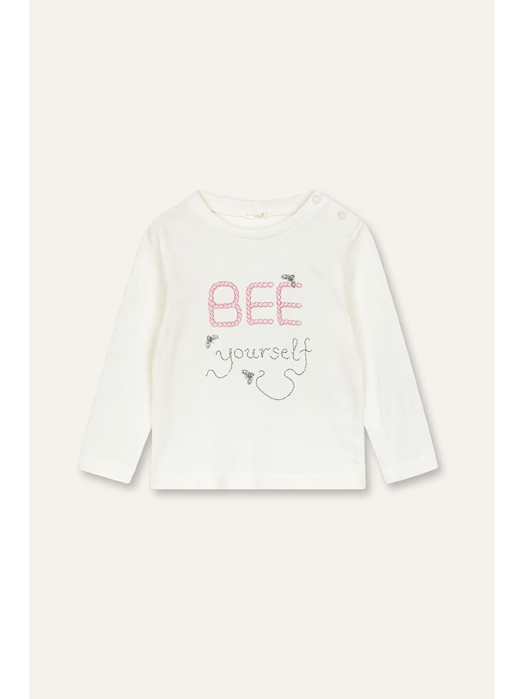 Pembe Kız Bebek Yağmurluk Detaylı 3'Lü Takım  - Pudra-4