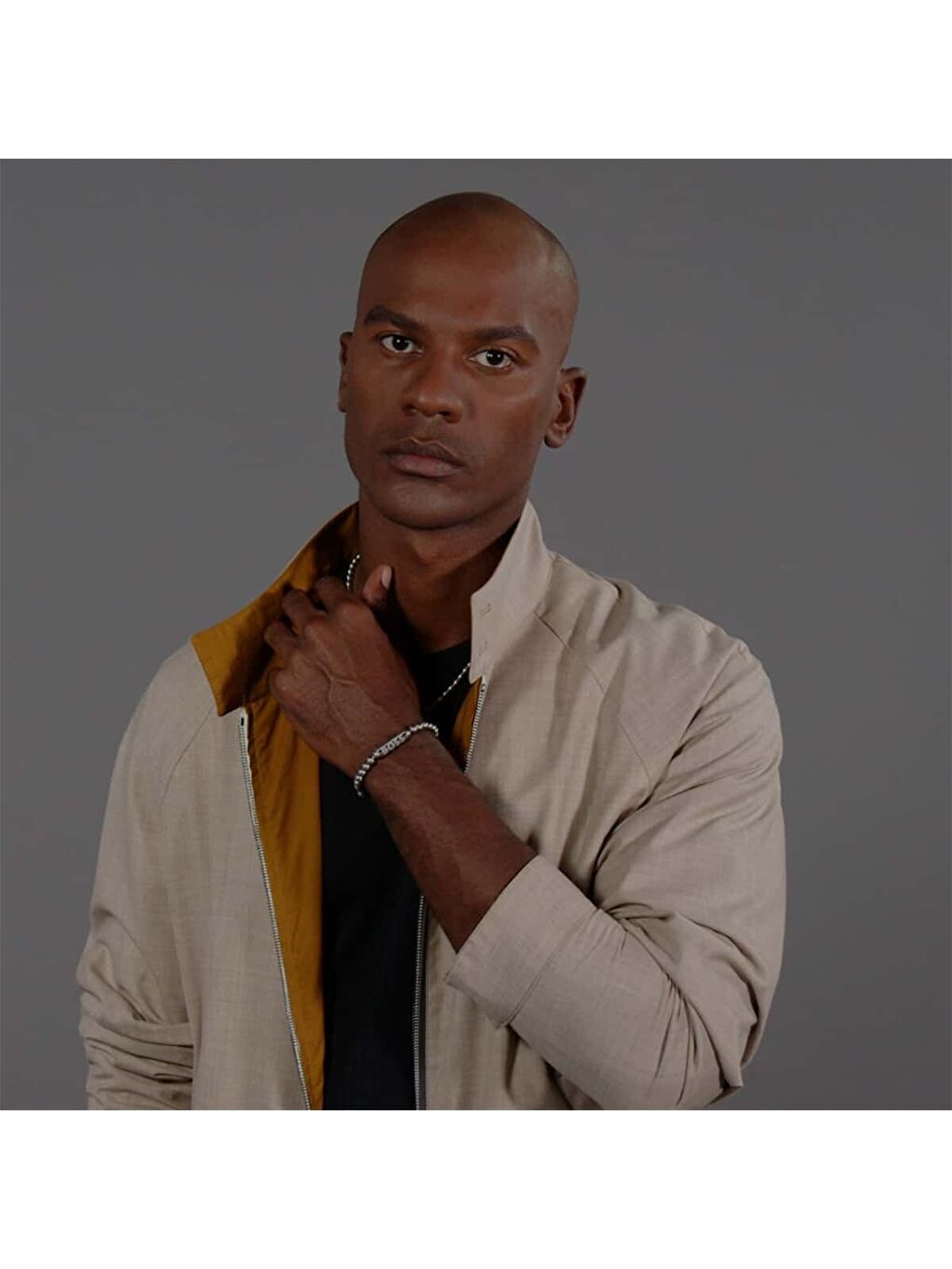 Gri HBJ1580658M Erkek Bileklik-5