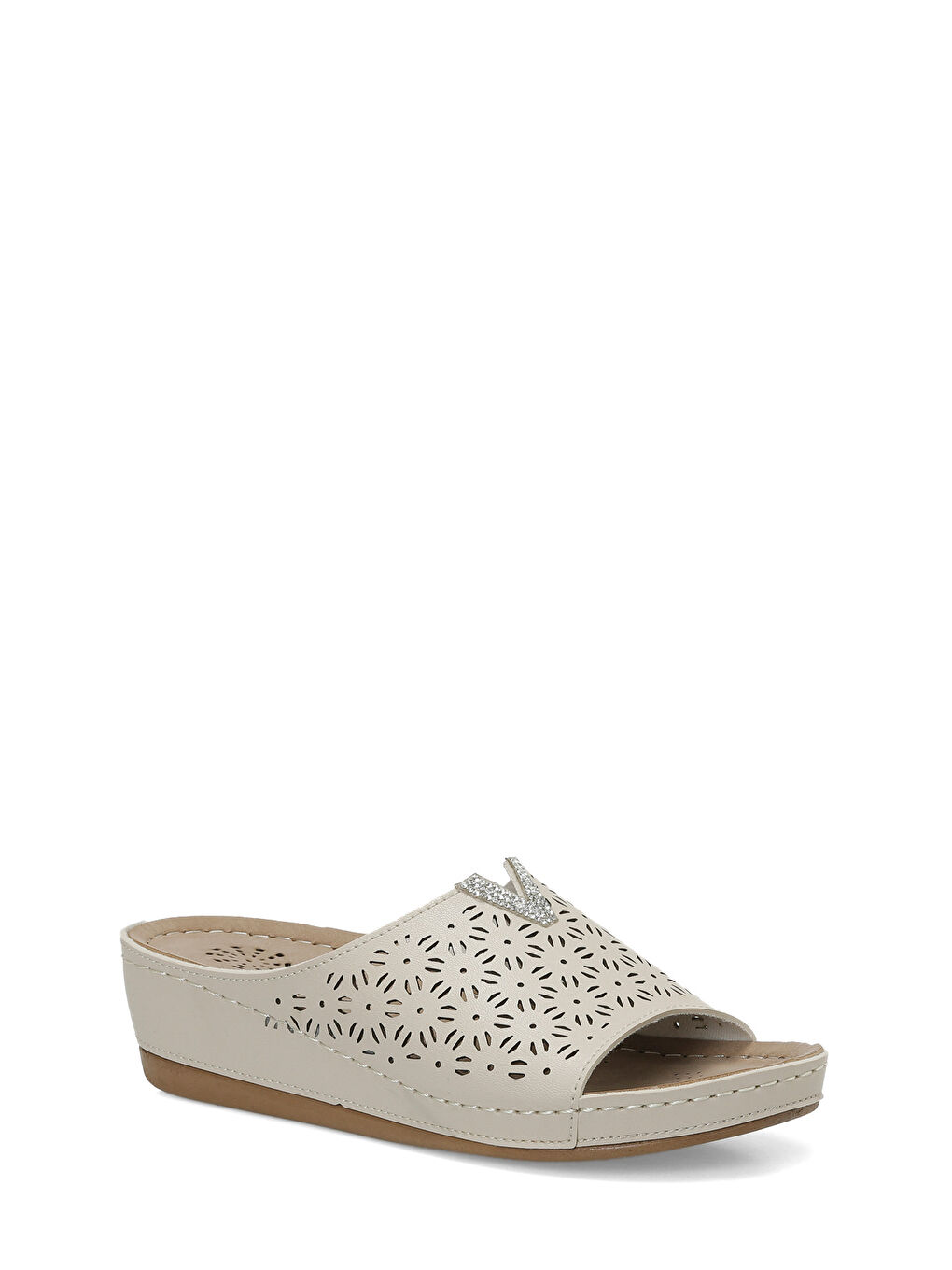 167241.Z6FX Bej Kadın Terlik-1