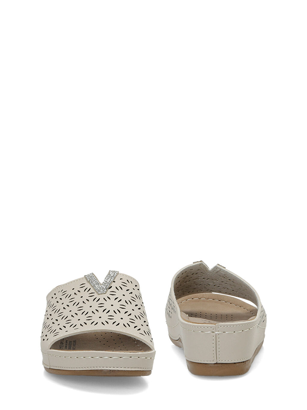 167241.Z6FX Bej Kadın Terlik-4