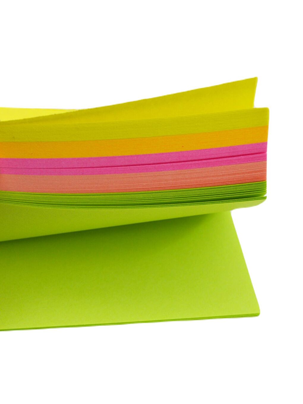 Noki Karışık Asorti Memo Stick Notes 75x75 mm Küp Neon Yapışkanlı Not Kağıdı 100 Yaprak 4 Adet 12042 - 4