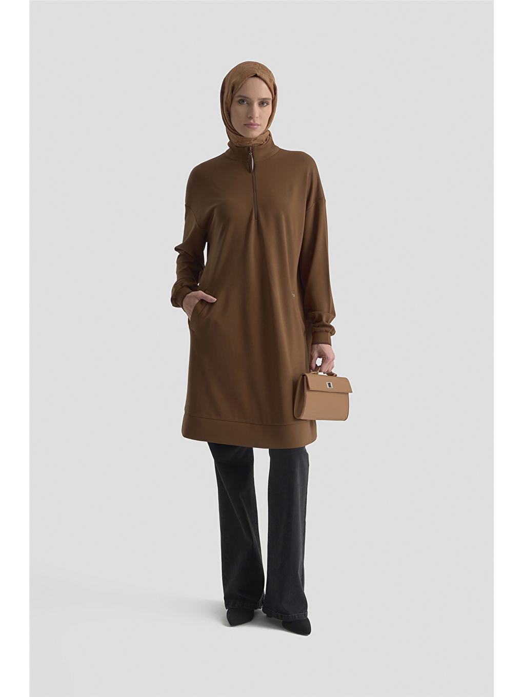 Kahverengi Trend Tunik 25kt461 Taba