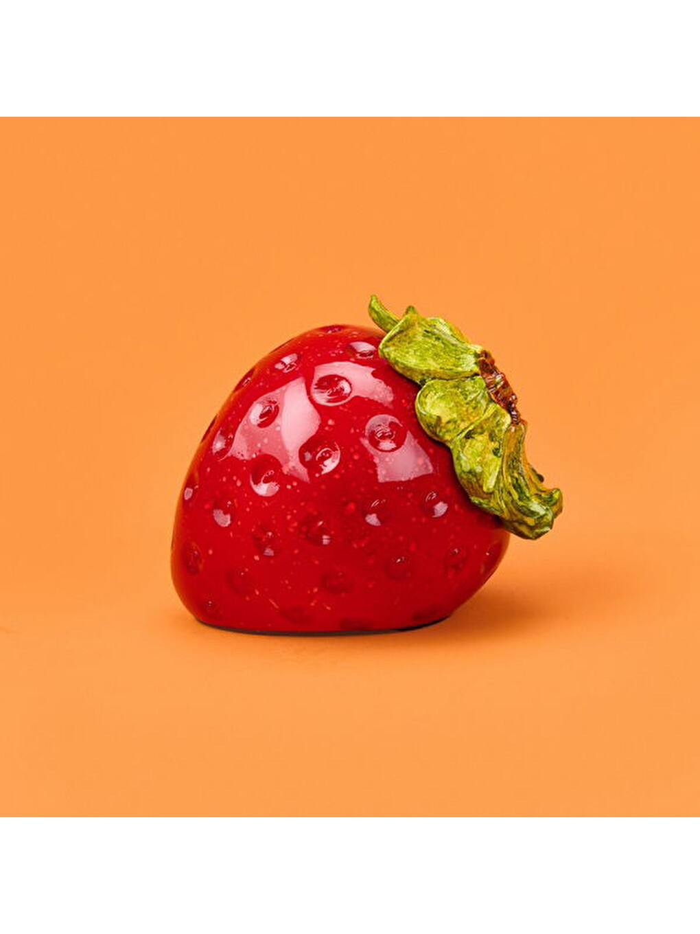 Deco Strawberry Dekor - Kırmızı - 10 cm-2