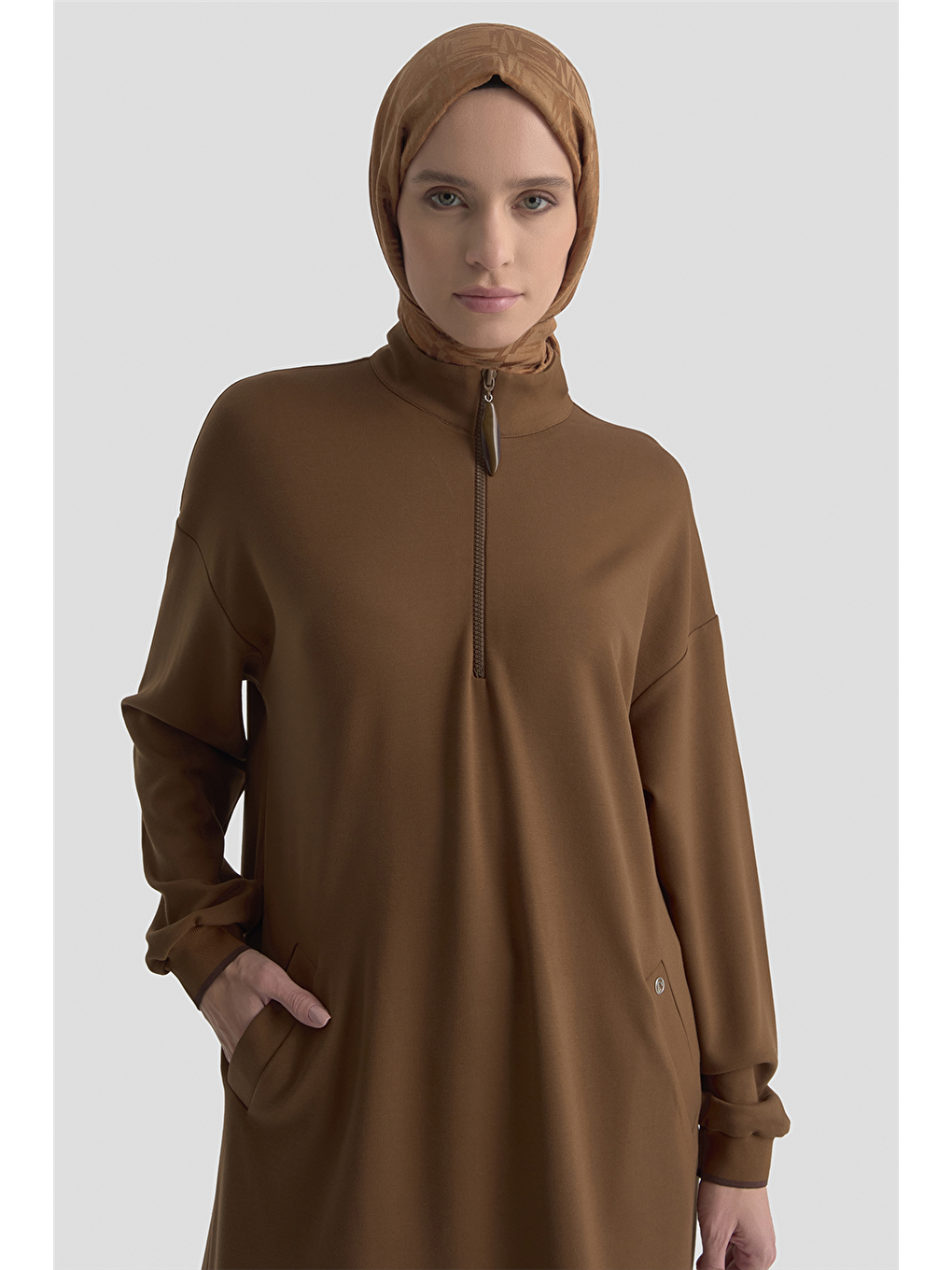 Kahverengi Trend Tunik 25kt461 Taba-1