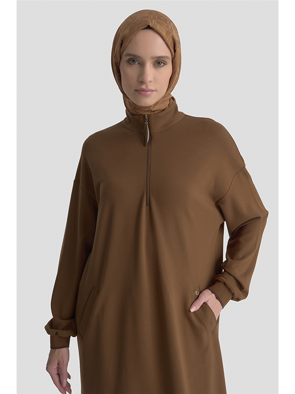 Kahverengi Trend Tunik 25kt461 Taba-2