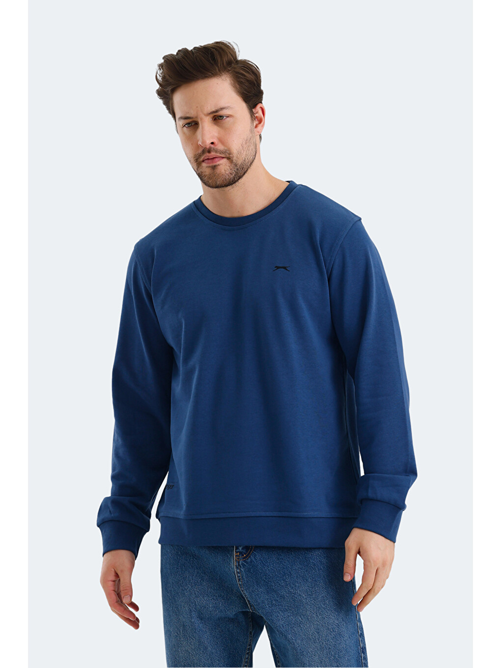 Orvar In Erkek Lacivert Sweatshırt-3