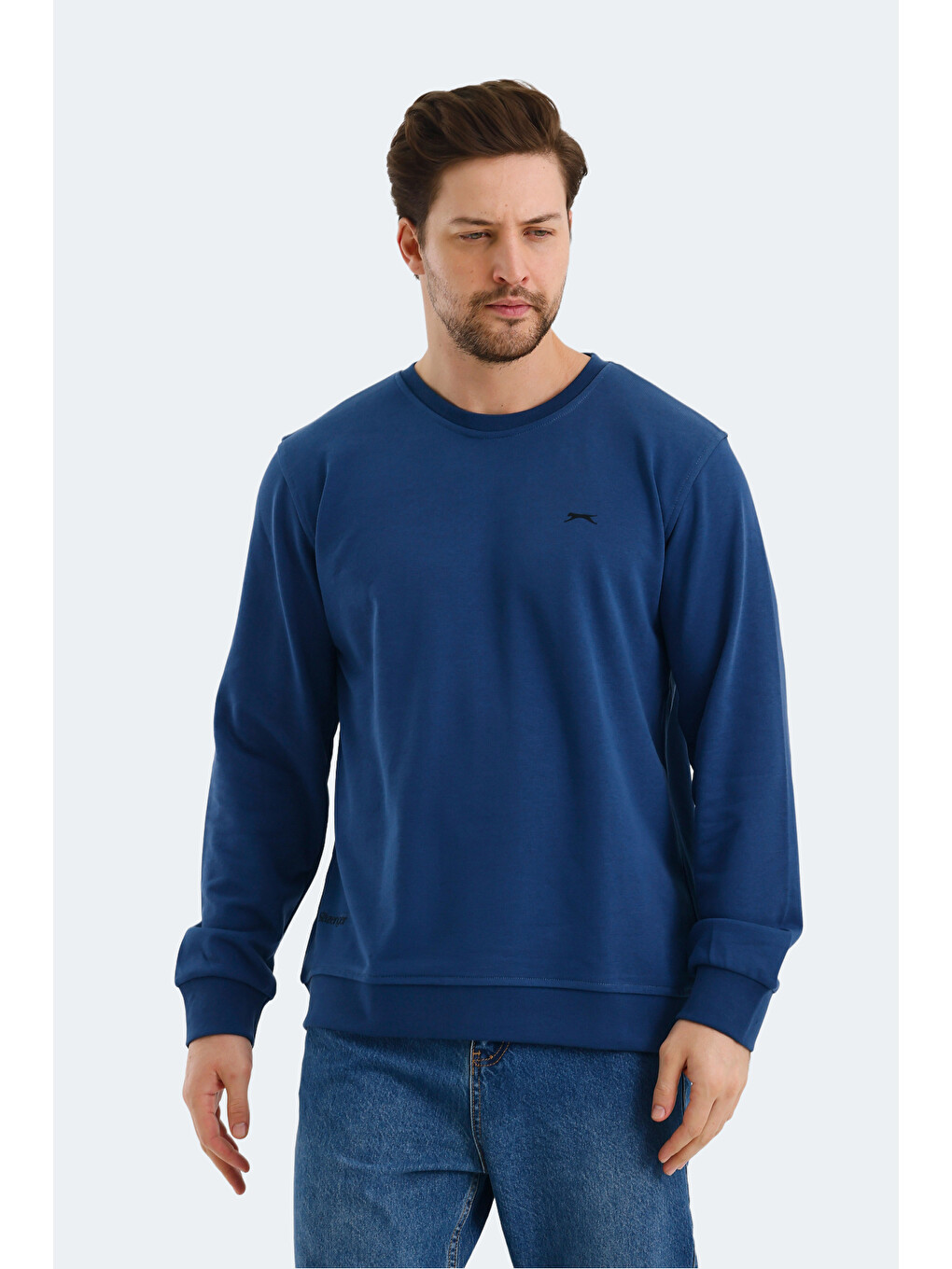 Orvar In Erkek Lacivert Sweatshırt-4