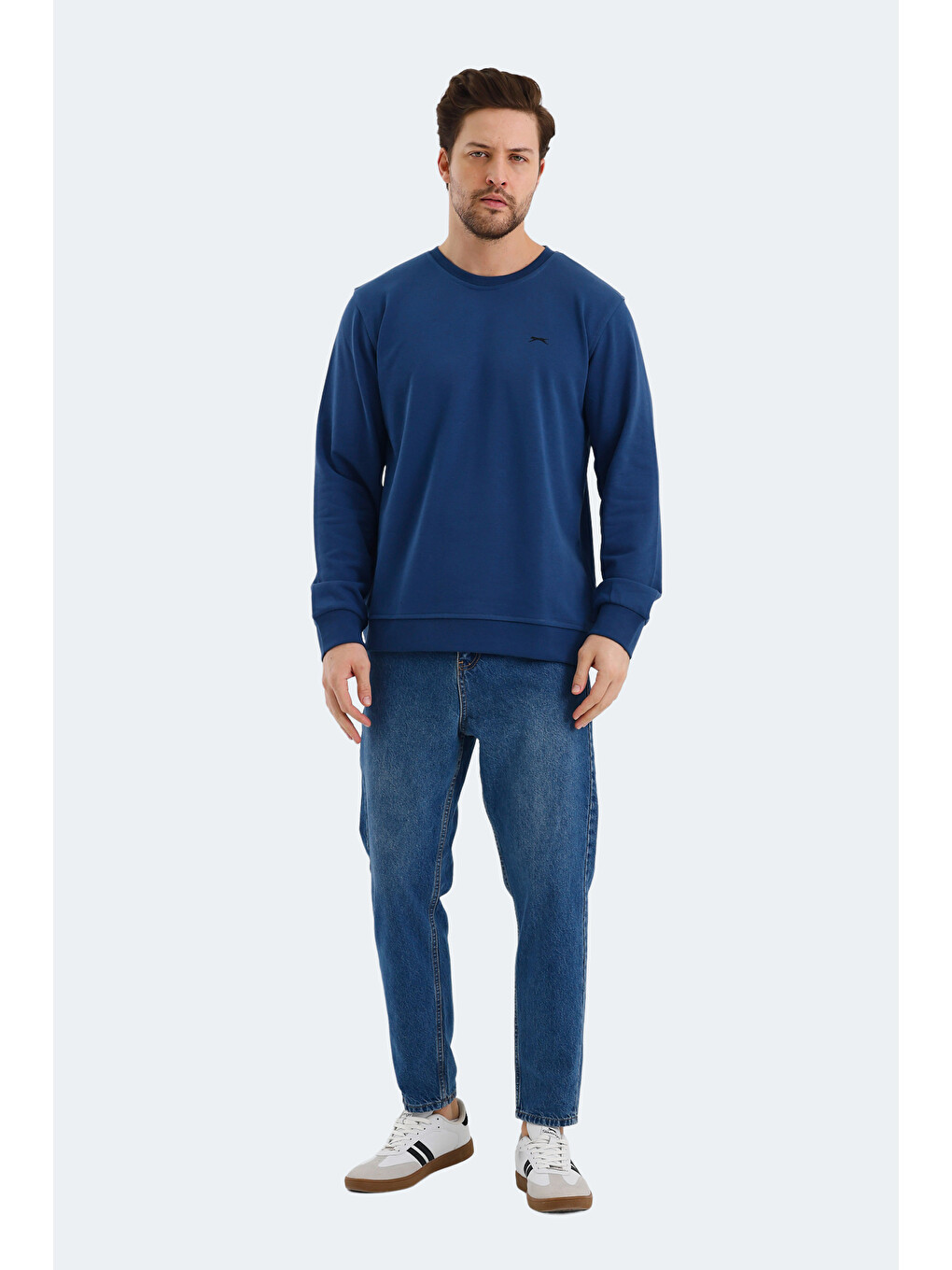 Orvar In Erkek Lacivert Sweatshırt-7
