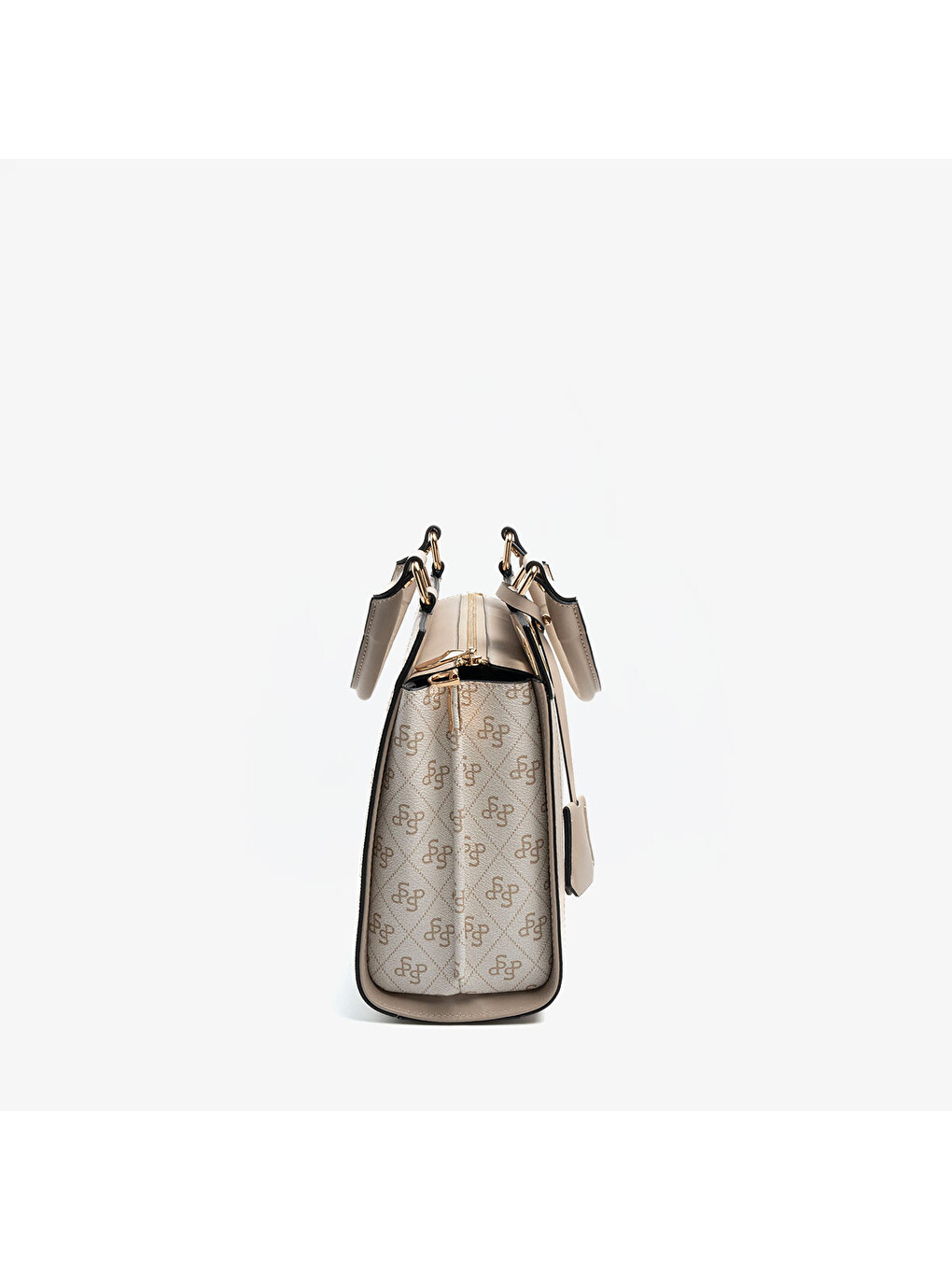 Kahverengi Kadın SP1174-M178 SILVER POLO El Çantası Bej-Kum-3