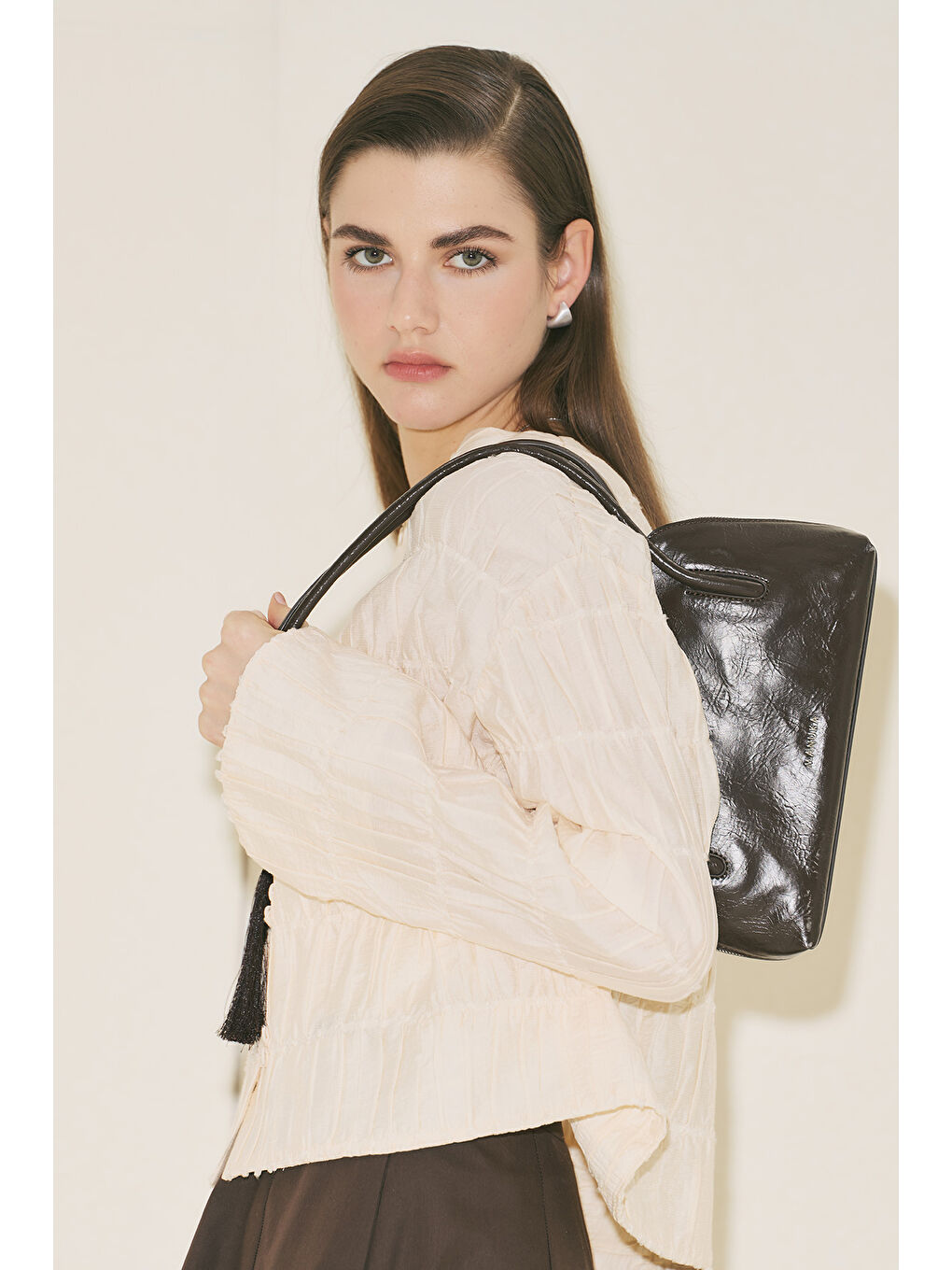 Kera Mini Çanta Kahverengi-2