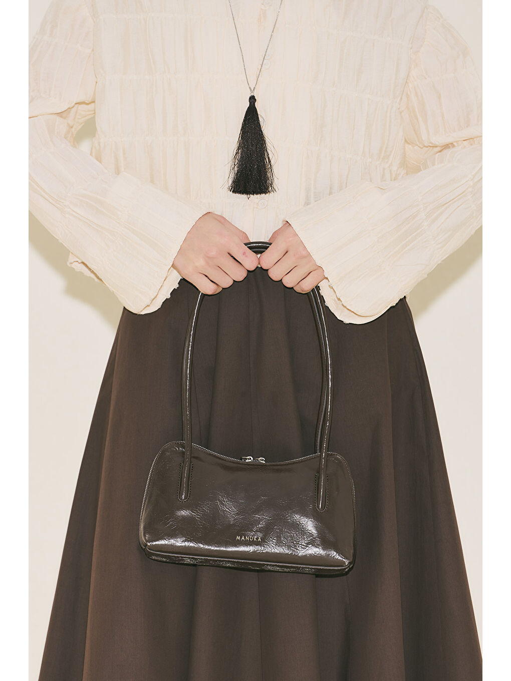 Kera Mini Çanta Kahverengi-4