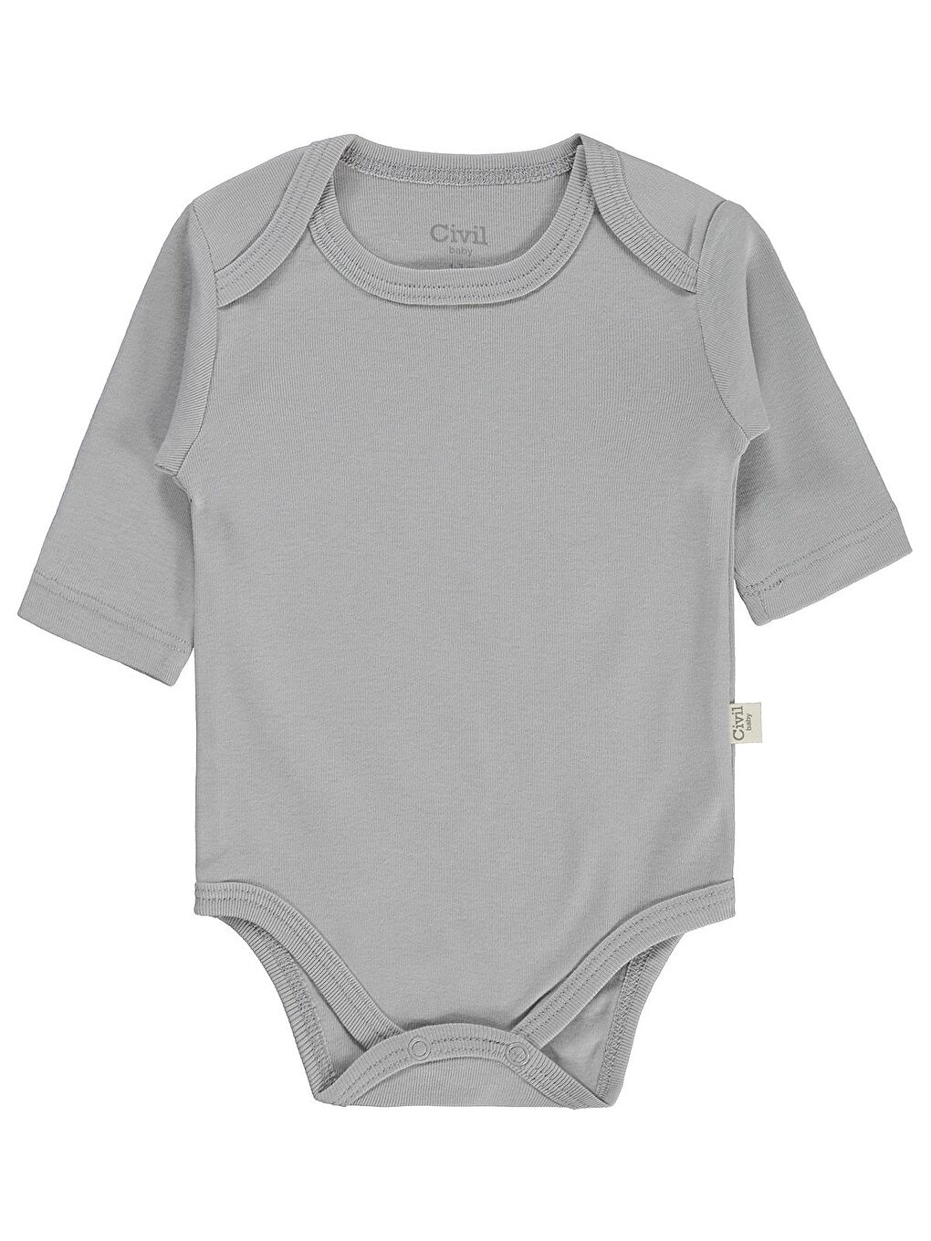 Baby Basıc 3 Lü 0-36 Ay Çıtçıtlı Badi - Kahverengi 9-12 Ay-8