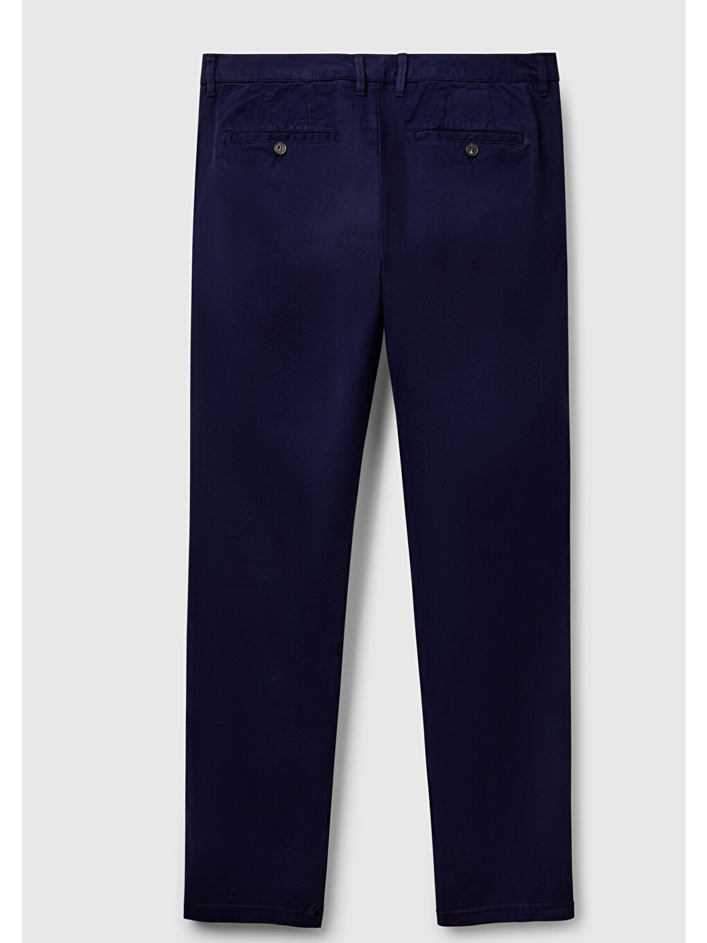 Erkek Lacivert Slim Fit Chino Pantolon-3