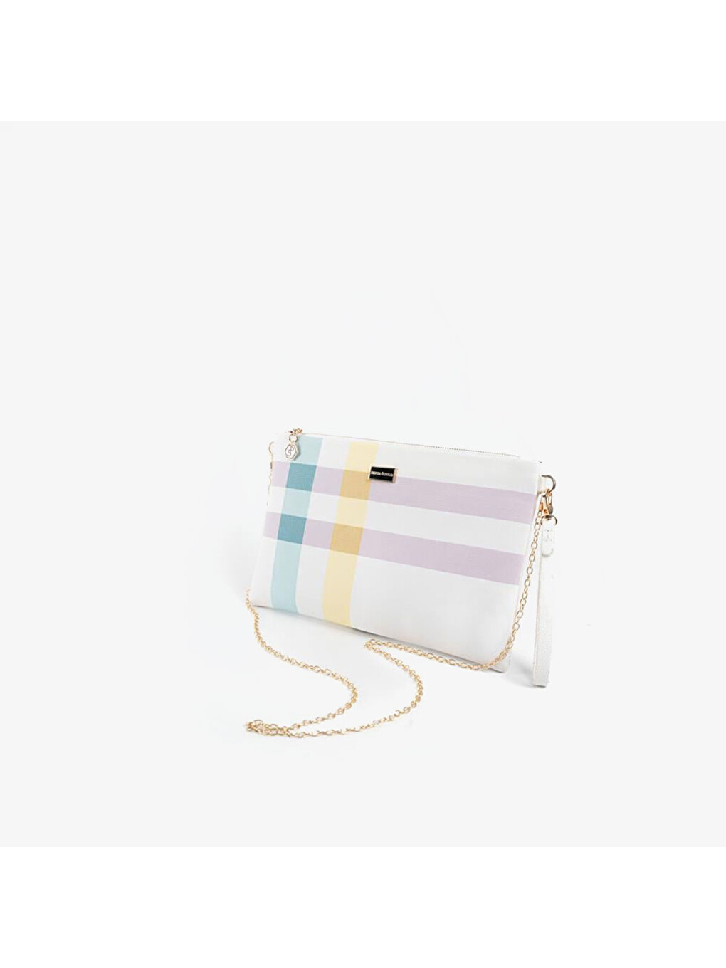 Beyaz Kadın El Çantası SP1034-M71 SILVER POLO Portföy & Clutch Lila-Pembe-3