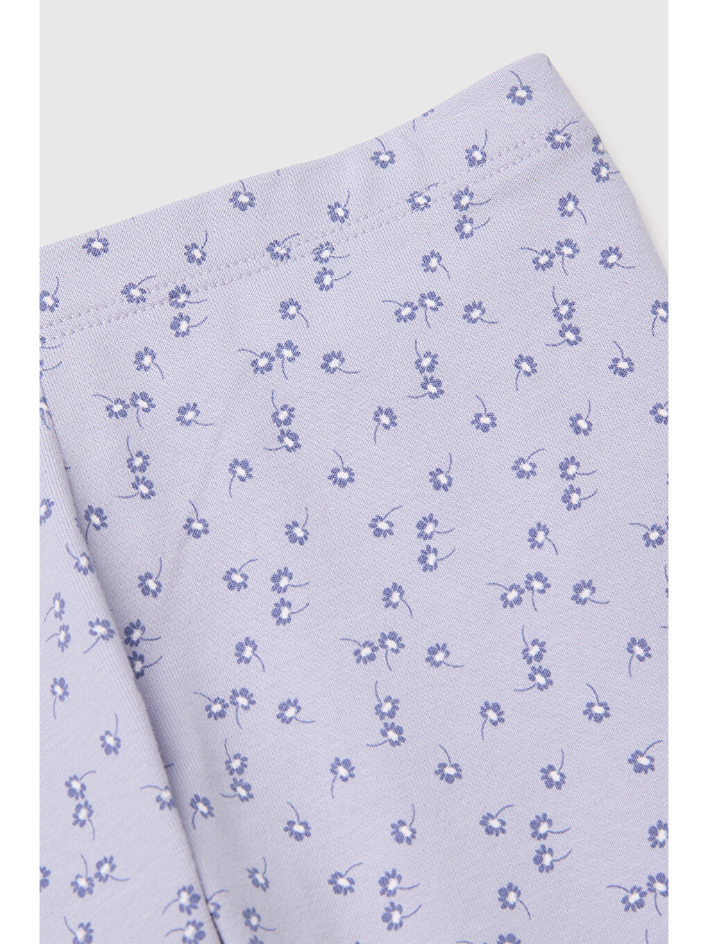 Kız Bebek Lila Tam Desenli Slim Fit Tayt-2