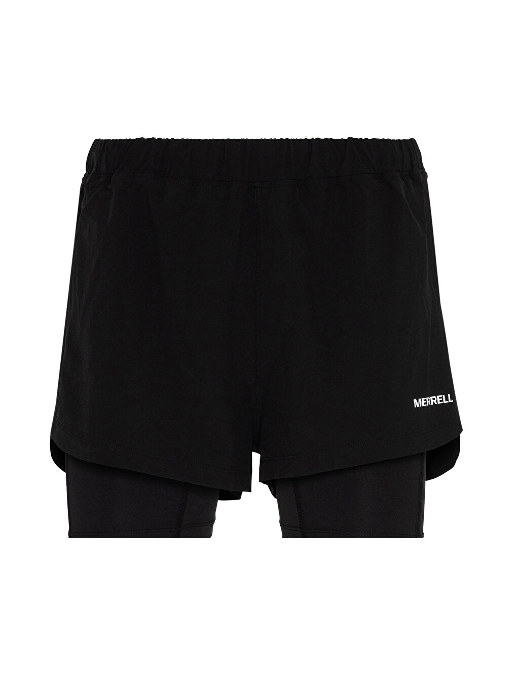 React Erkek Siyah Koşu Şortu