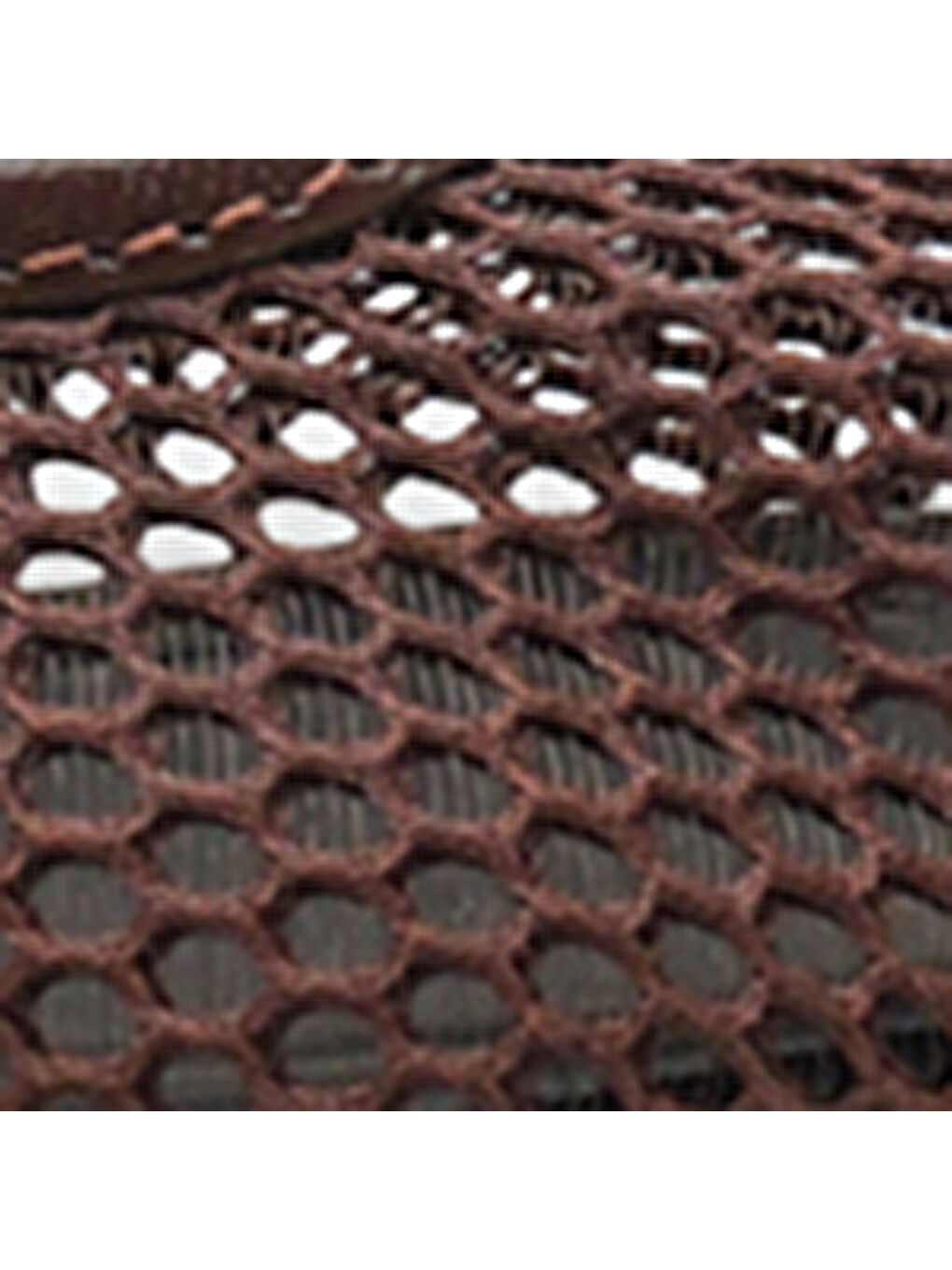 Kahverengi June Tokalı Çift Bantlı Fileli Yuvarlak Burunlu Düz Topuklu Günlük Kadın Babet-5