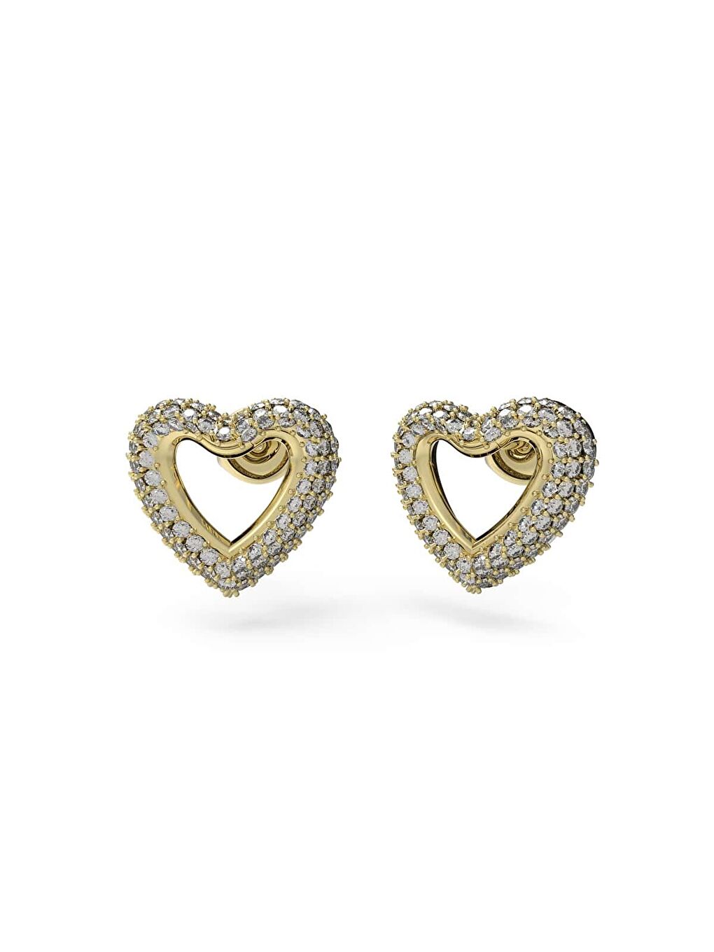 Sarı JGUJUBE05028JWYGTU Kalpli Kadın Küpe