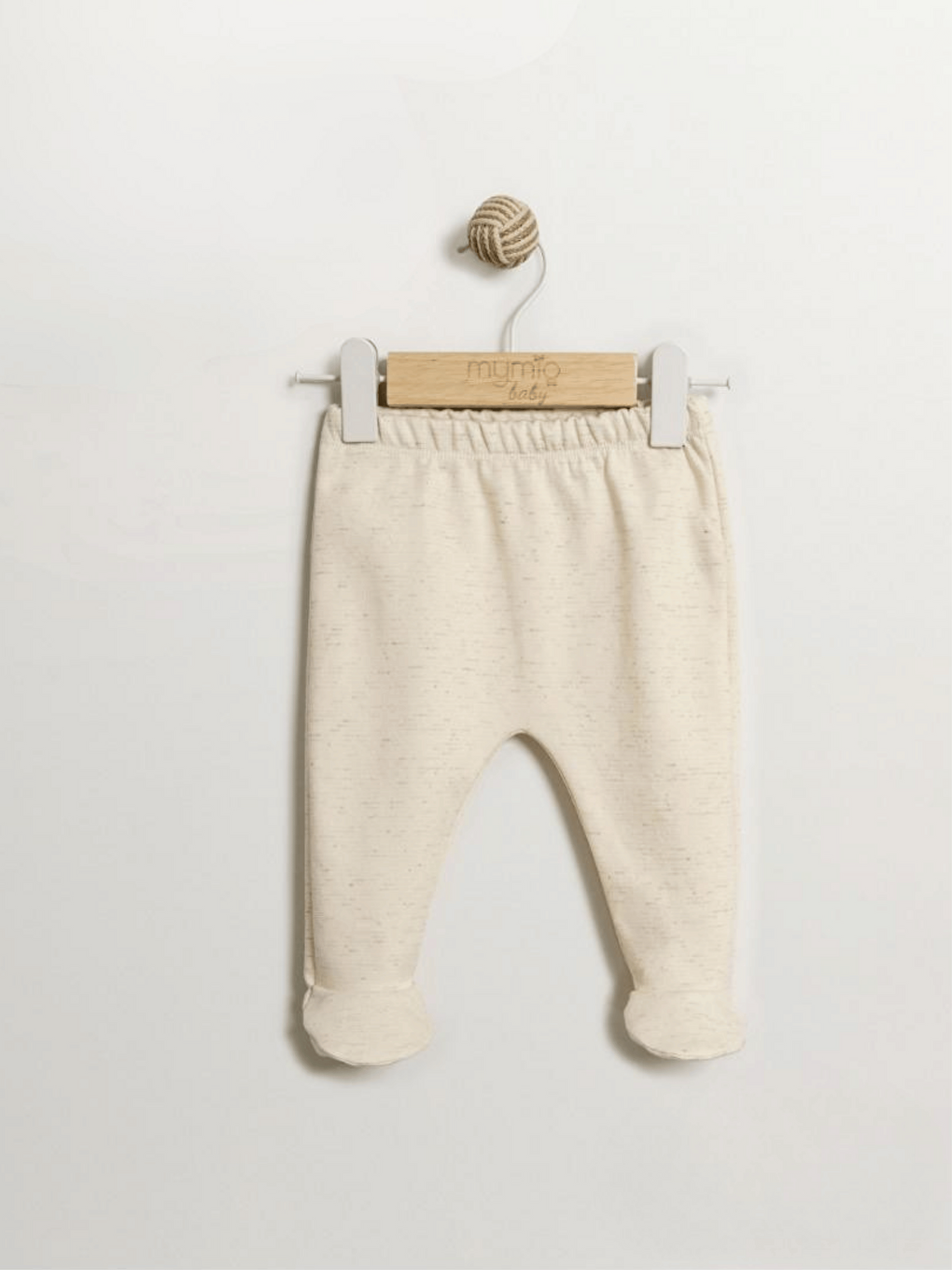 Bej Bisiklet Yaka Simli Dantel Detaylı Uzun Kollu Kız Bebek 3'lü Takım-2