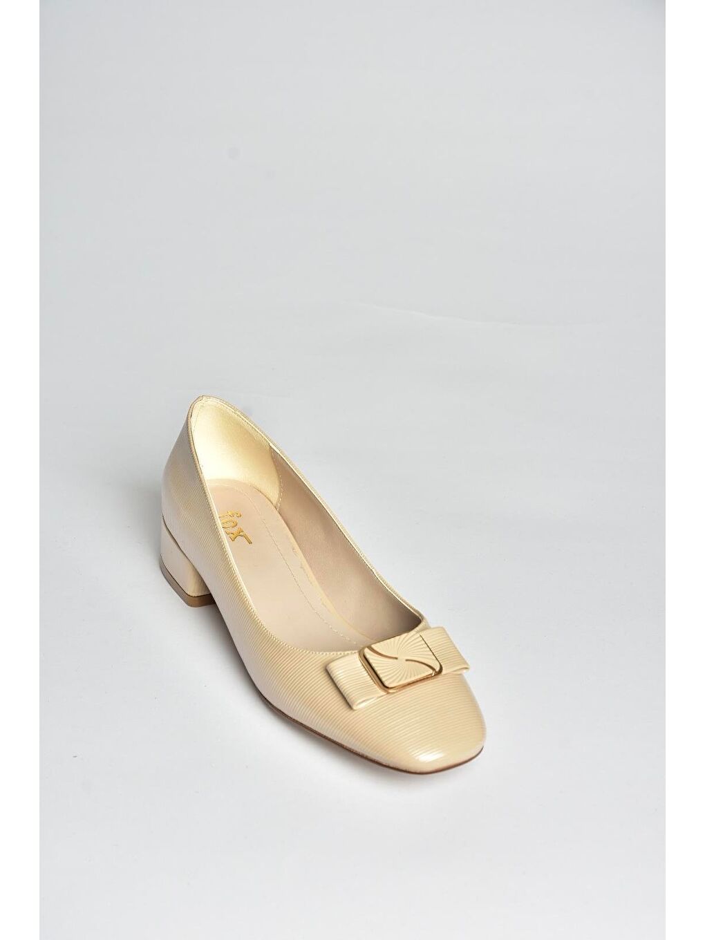 Bej Kadın Topuklu Ayakkabı V250641109-1