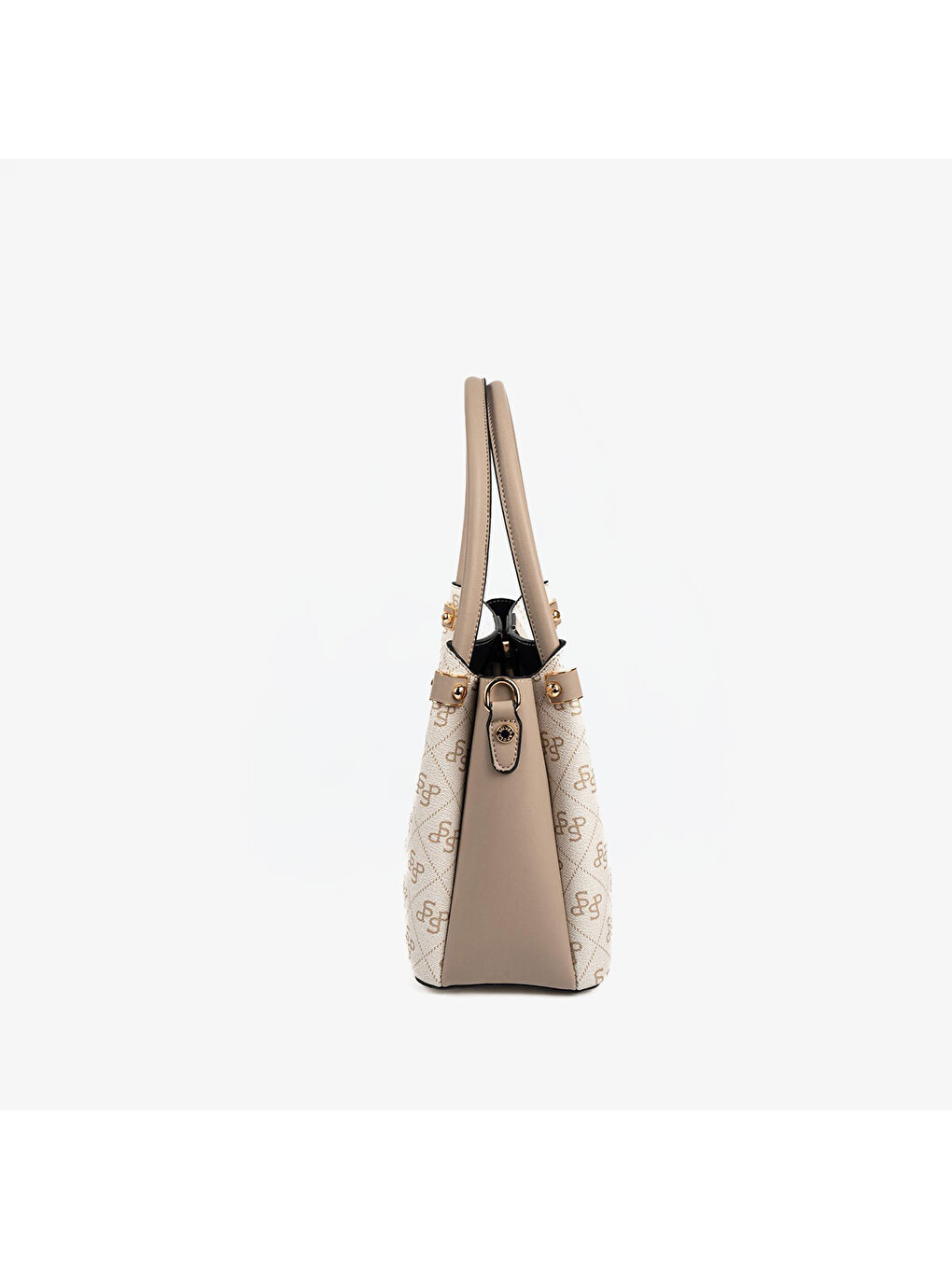 Kahverengi Kadın SP1254-M178 SILVER POLO El Çantası Bej-Kum-2