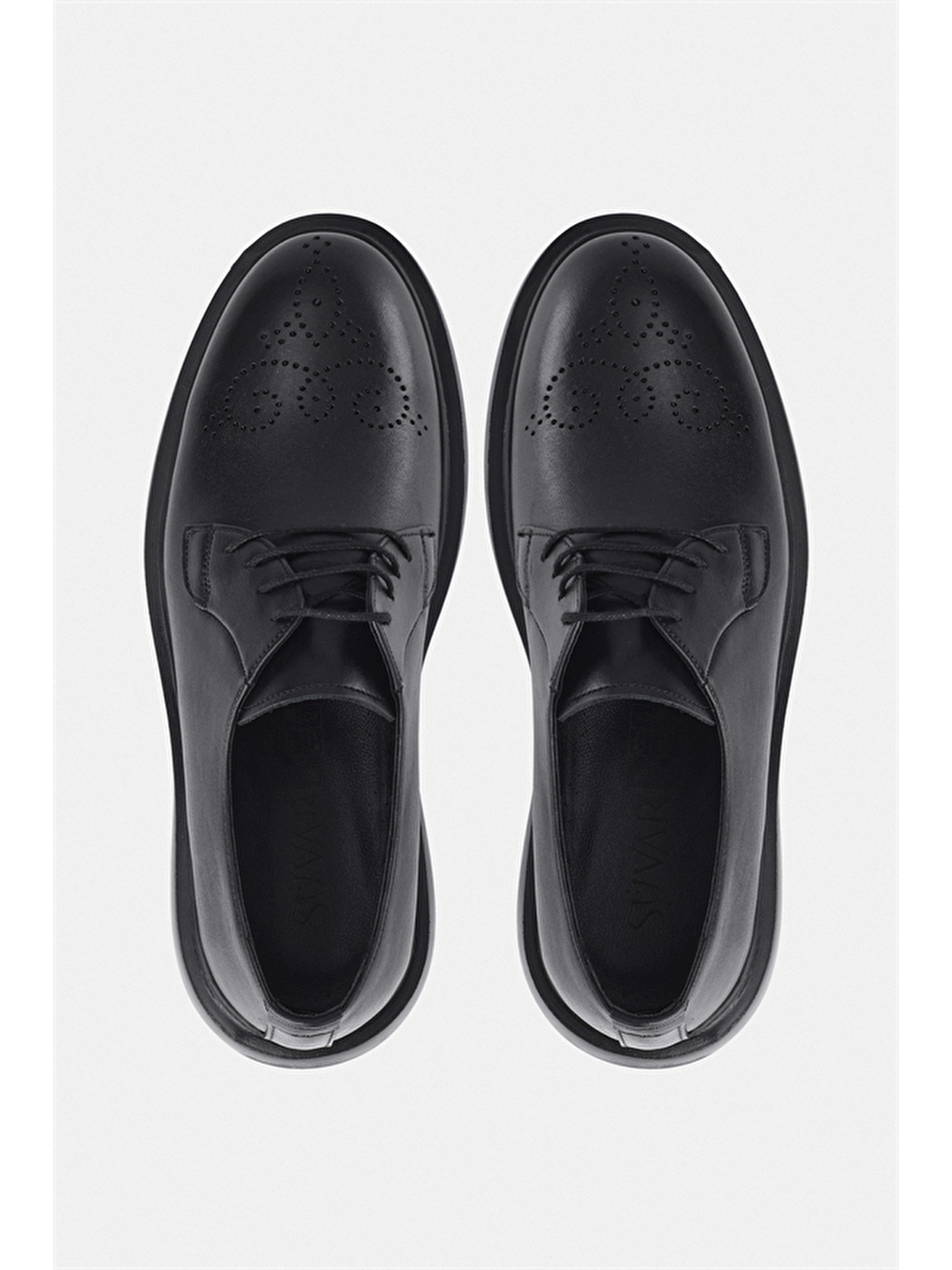 Siyah Gerçek Deri Bağcıksız Klasik Ayakkabı-4