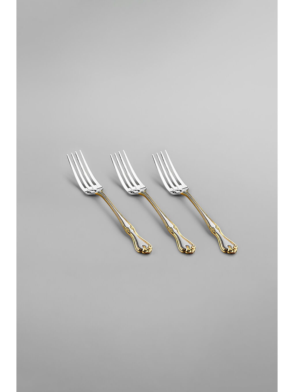 Sarı Lalezar Altın Saten 6 Kişilik 36 Parça Kutulu Çatal Kaşık Bıçak Takımı-4