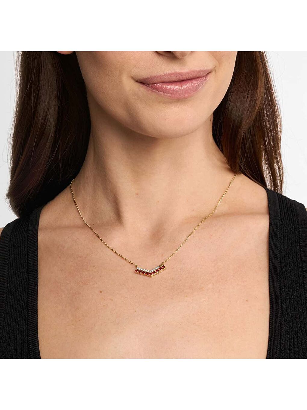 Sarı MKJ8563-710 Kadın Kolye-2