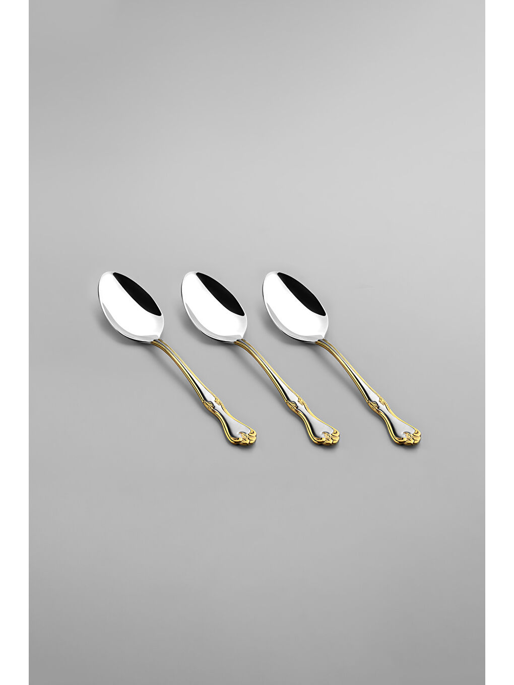 Sarı Lalezar Altın Saten 6 Kişilik 36 Parça Kutulu Çatal Kaşık Bıçak Takımı-6