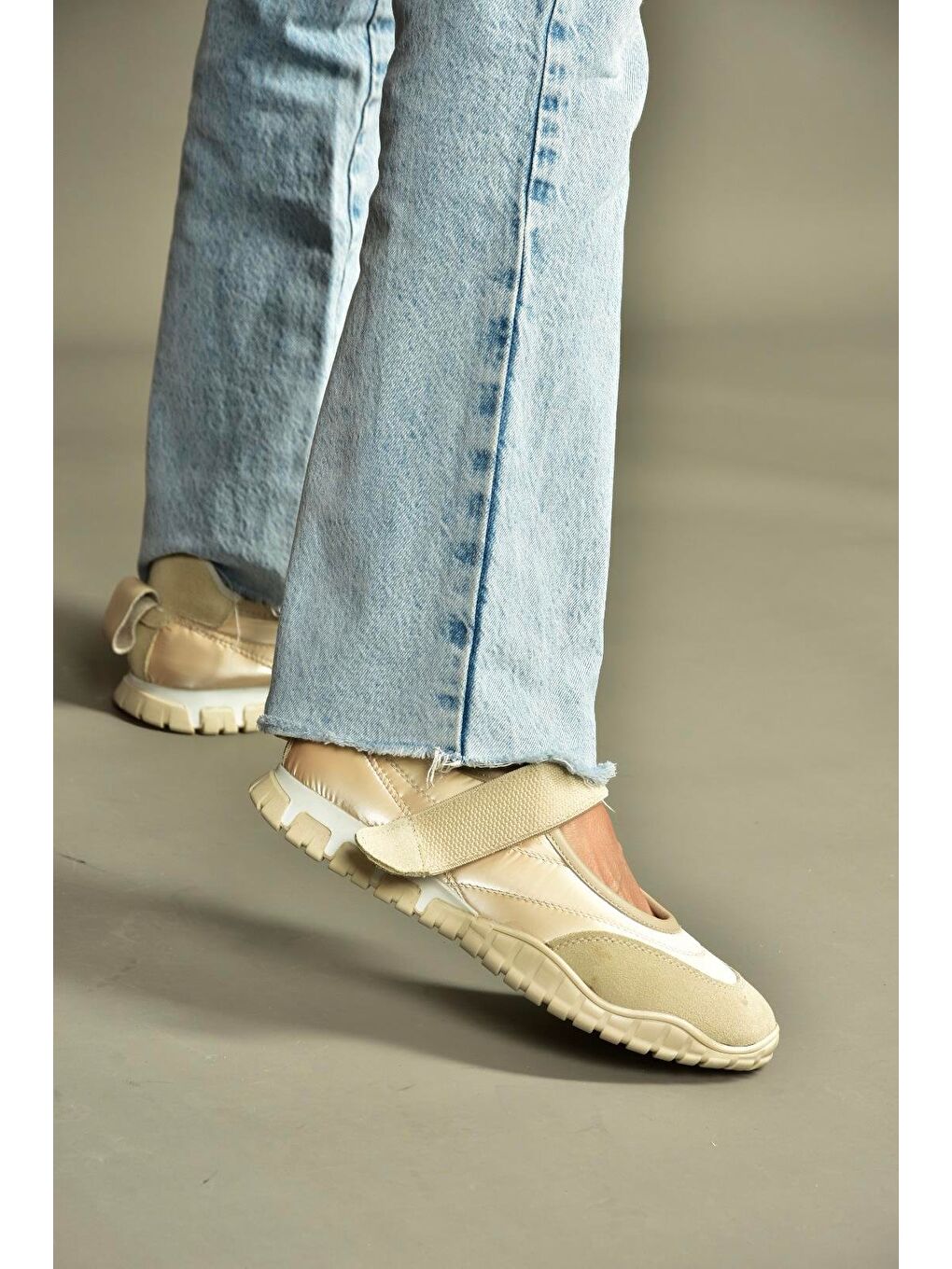 Bej Kadın Babet Ayakkabı V312651304-2